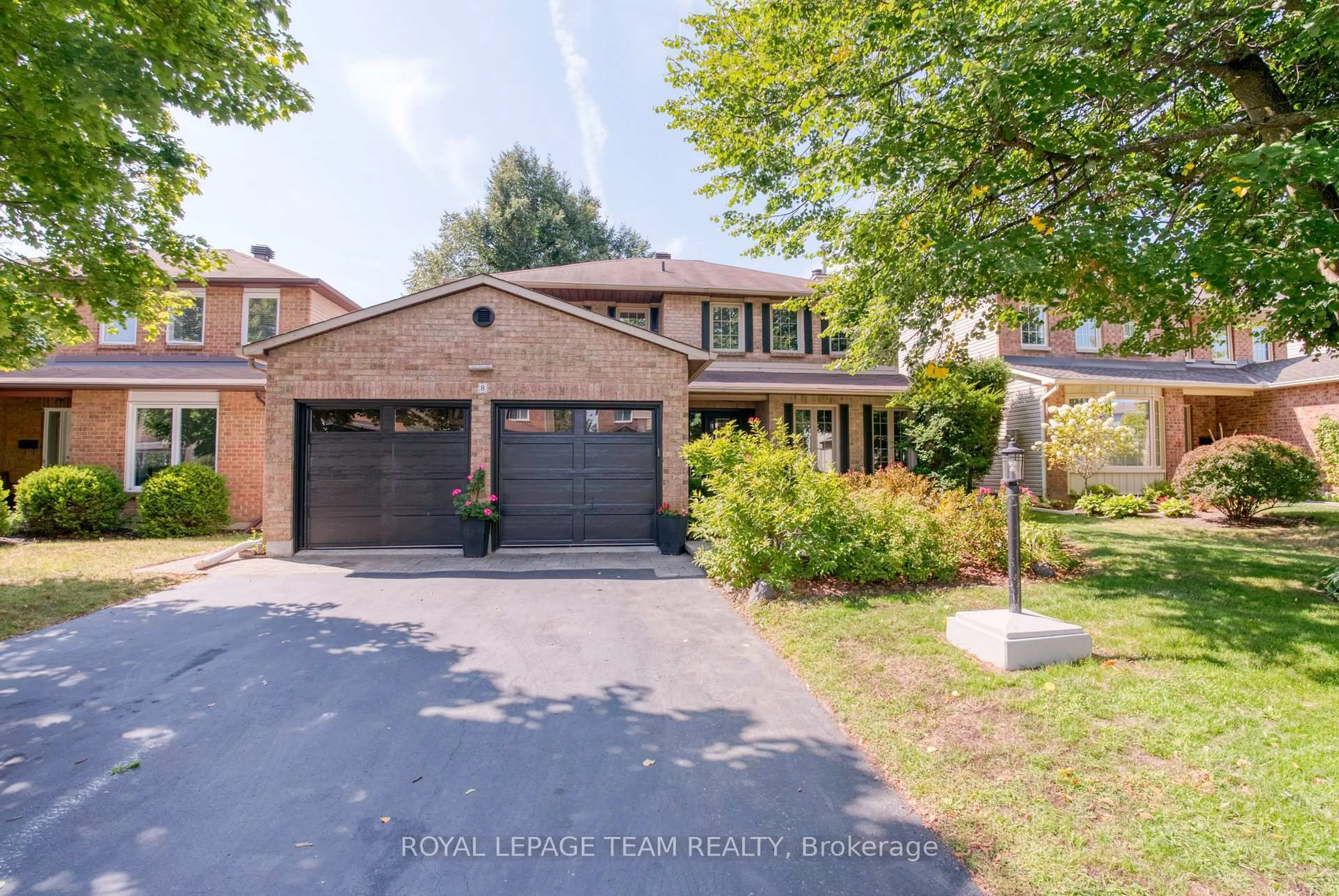 Home with brick exterior material, street for 8 Huntsman Cres, Kanata Ontario K2M 1J2