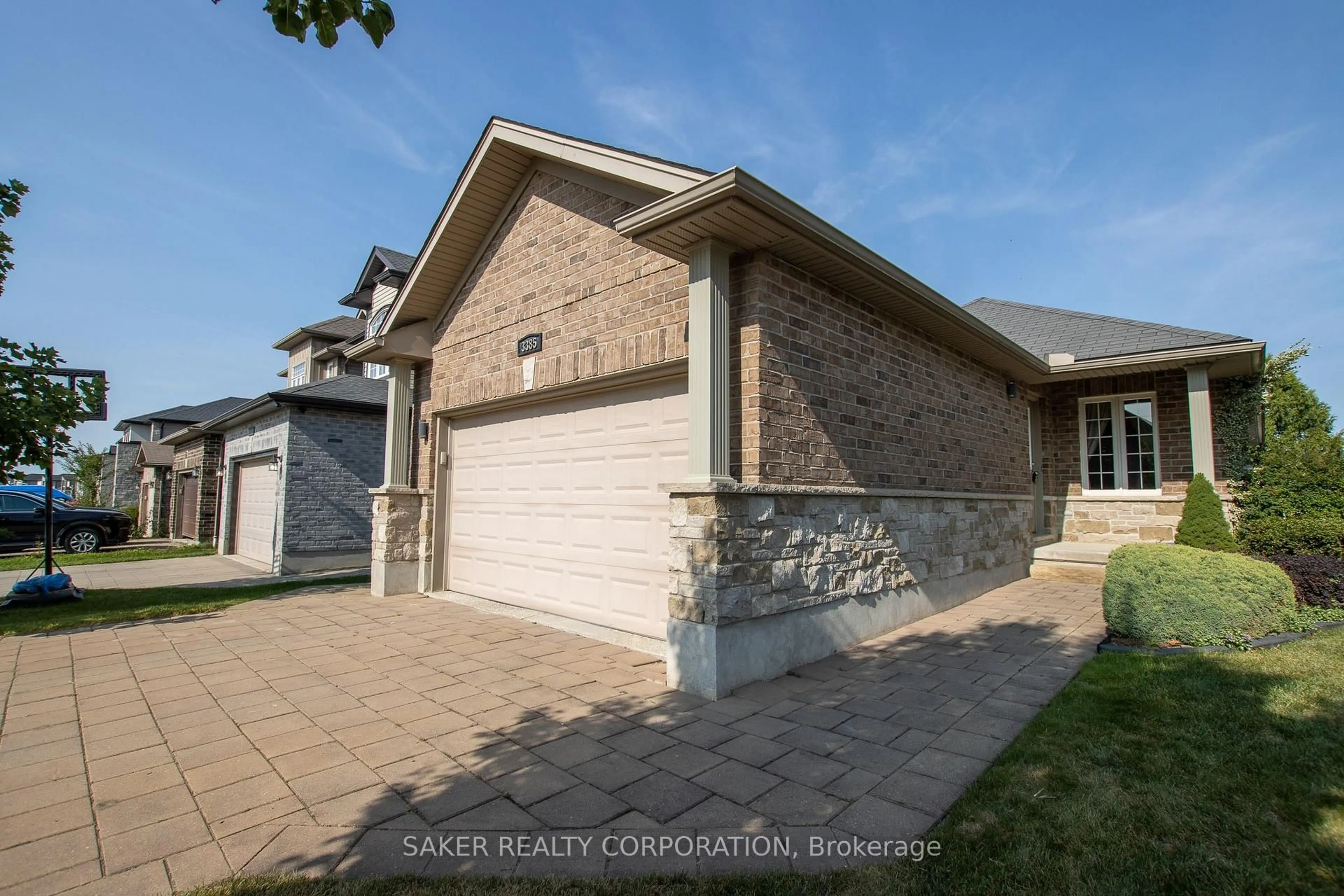 Home with brick exterior material, street for 3385 EMILYCARR Lane, London South Ontario N6L 0A3