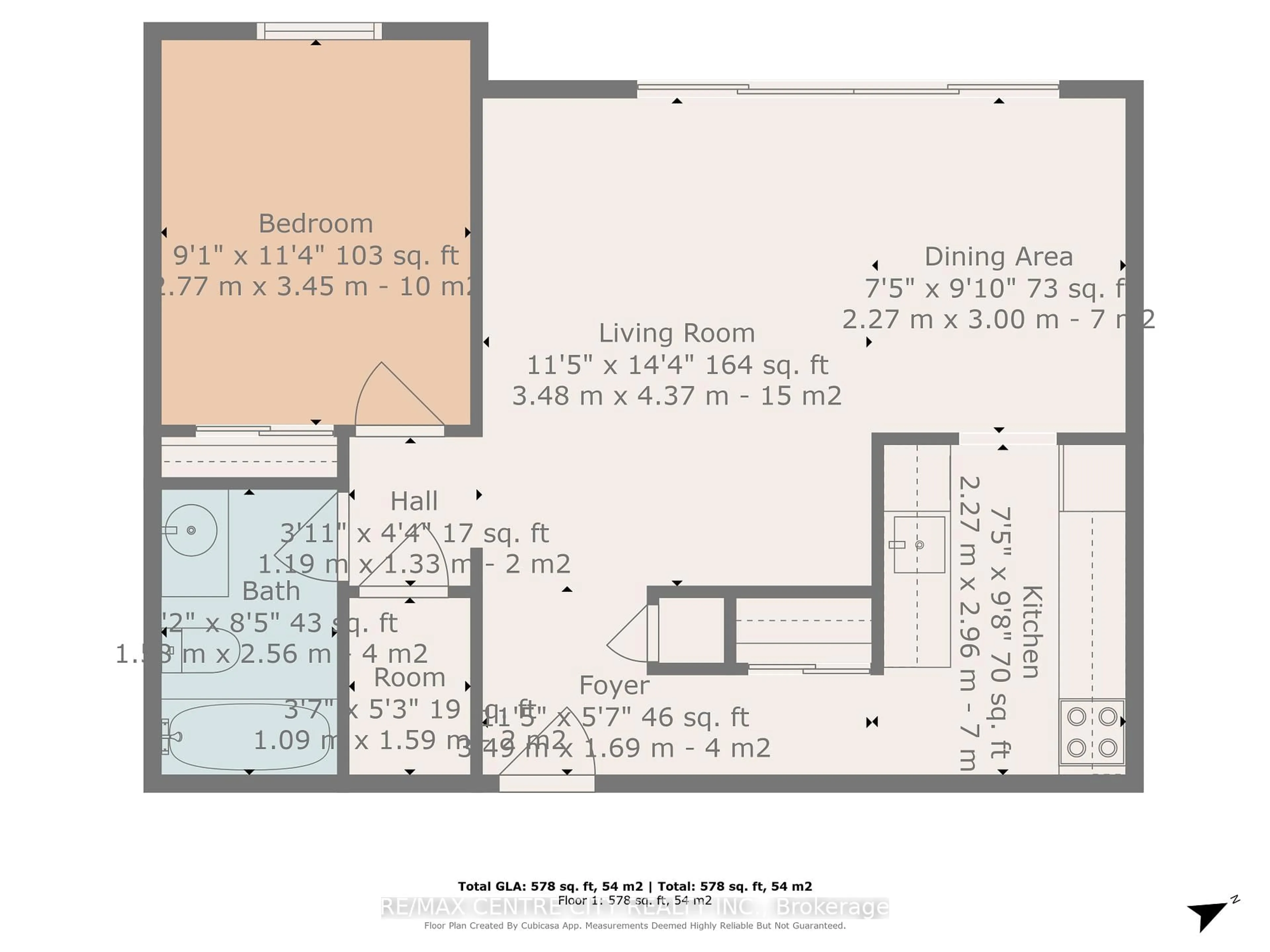 Floor plan for 1103 JALNA Blvd #606, London South Ontario N6E 2S9