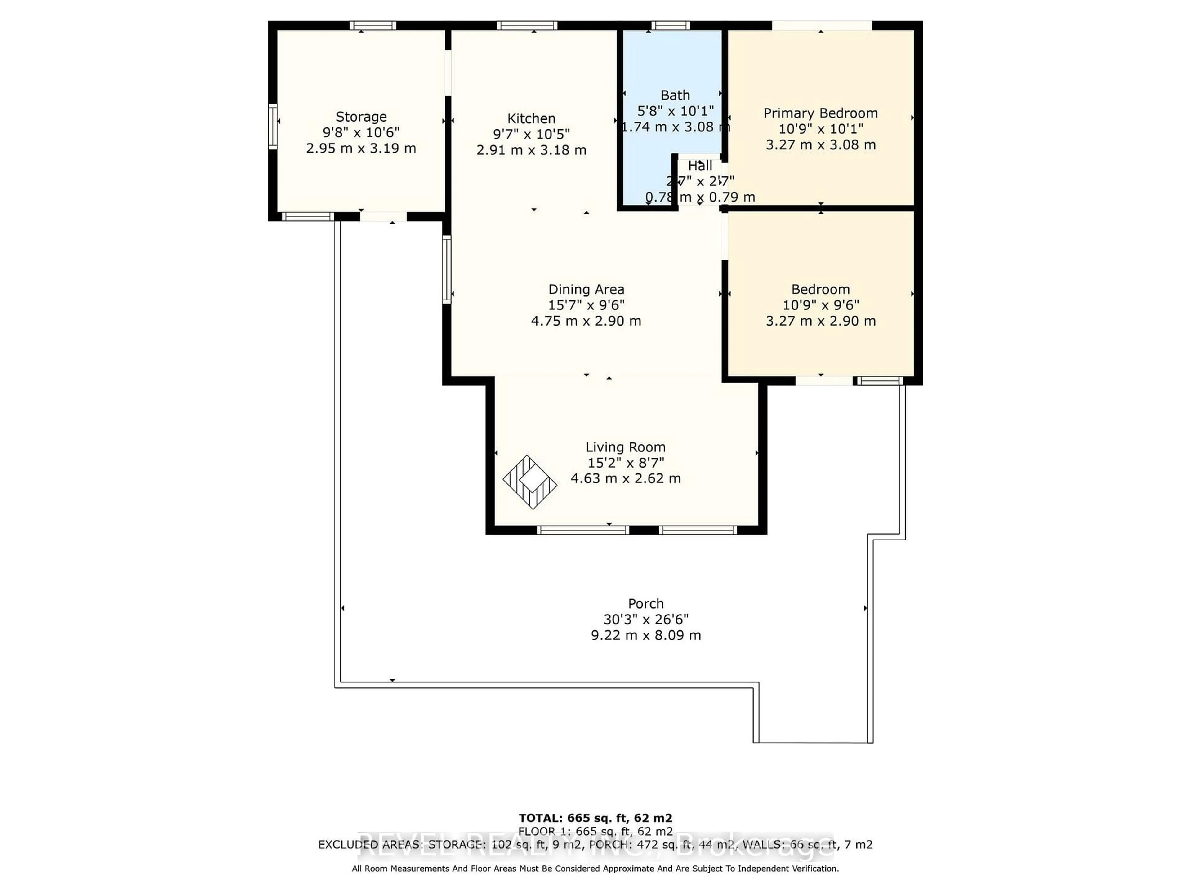 Floor plan for 57 Rollie's Bay Rd, Curve Lake First Nation 35 Ontario K0L 1R0