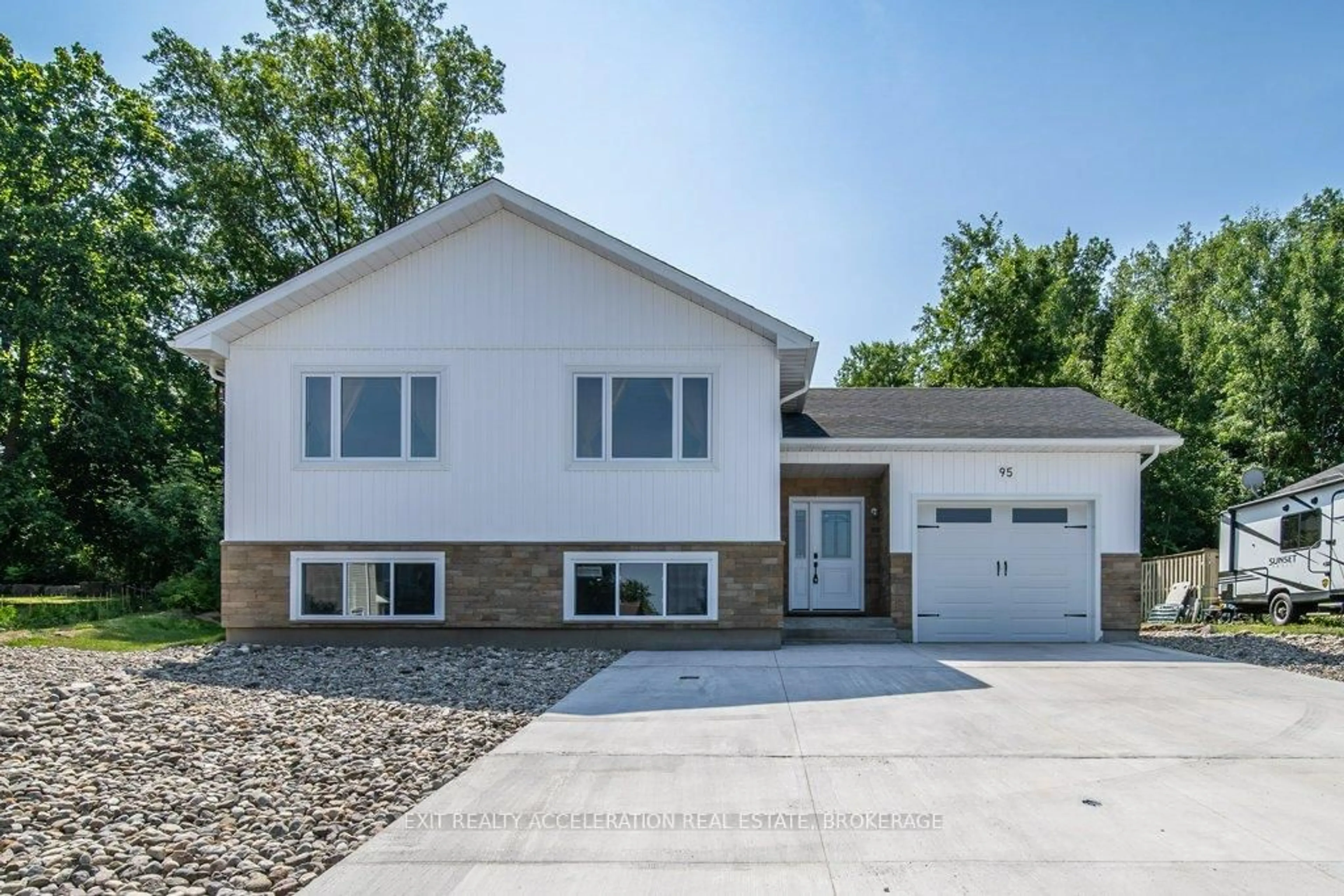 Home with vinyl exterior material, street for 95 McCabe St, Greater Napanee Ontario K7R 3C8