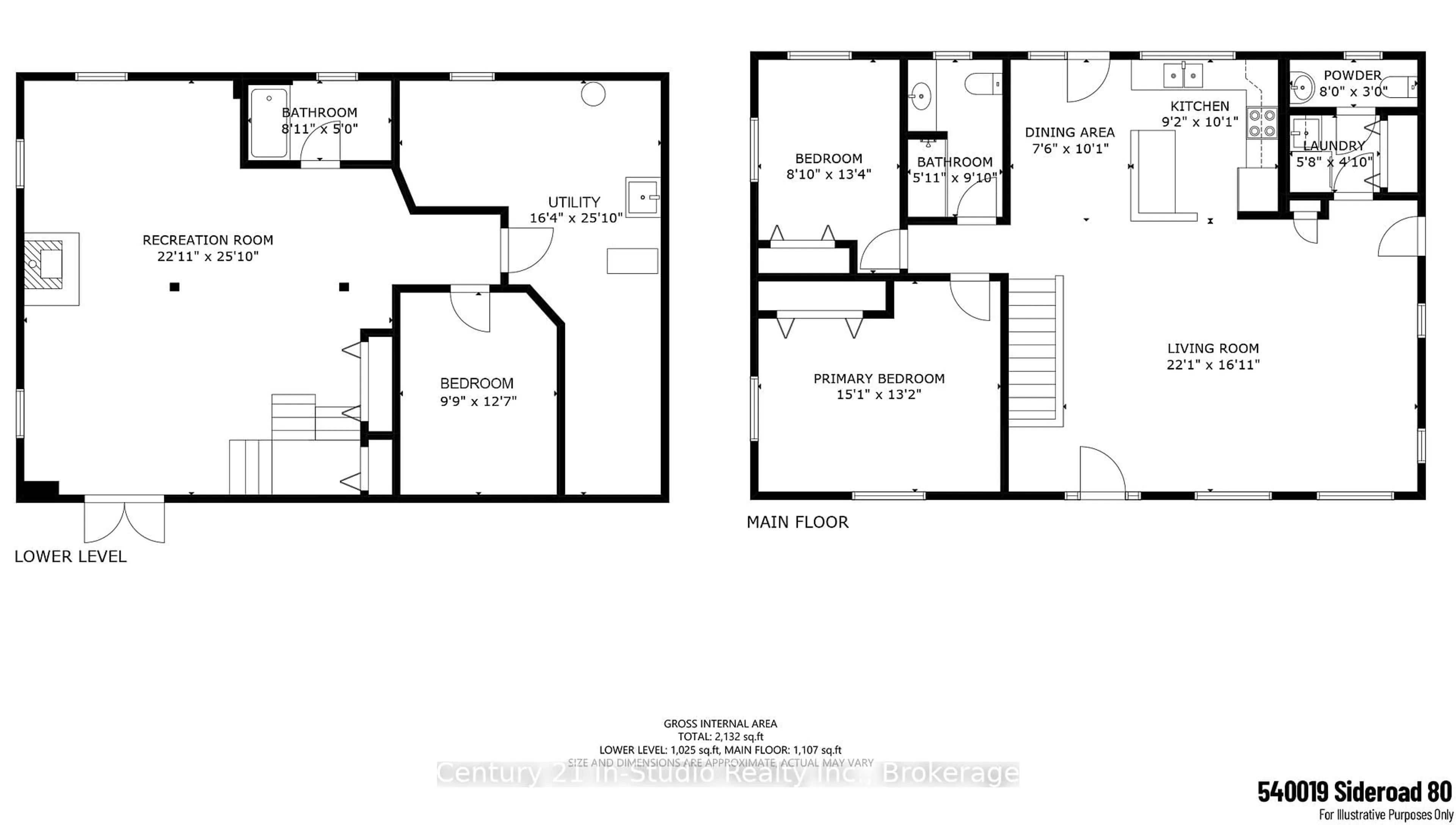 Floor plan for 540019 80 Sdrd, Chatsworth Ontario N0C 1H0