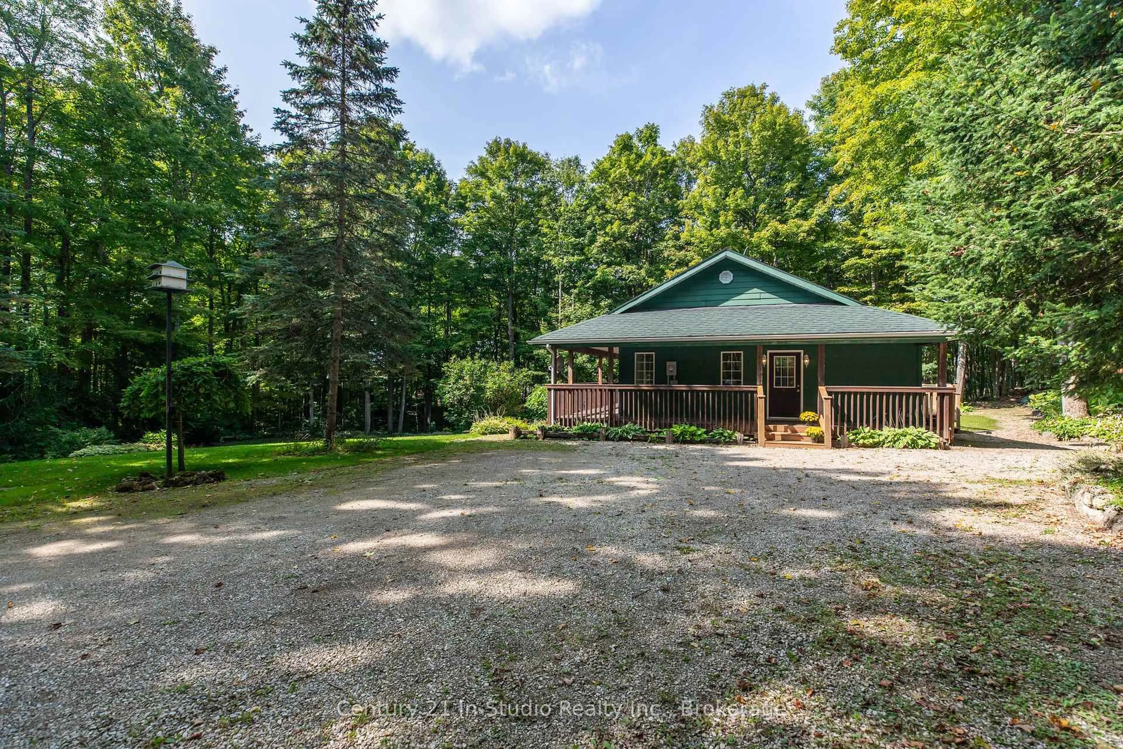 A pic from outside/outdoor area/front of a property/back of a property/a pic from drone, forest/trees view for 540019 80 Sdrd, Chatsworth Ontario N0C 1H0