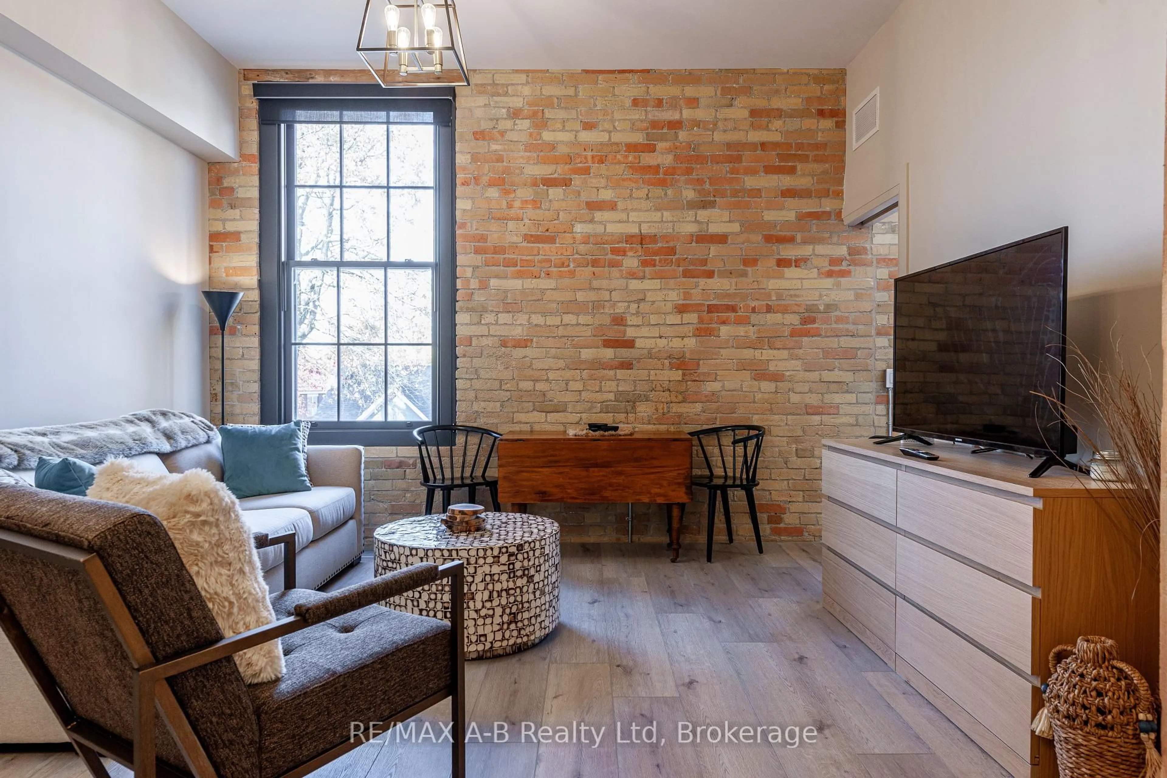 Living room with furniture, unknown for 245 Downie St #311, Stratford Ontario N5A 1X2