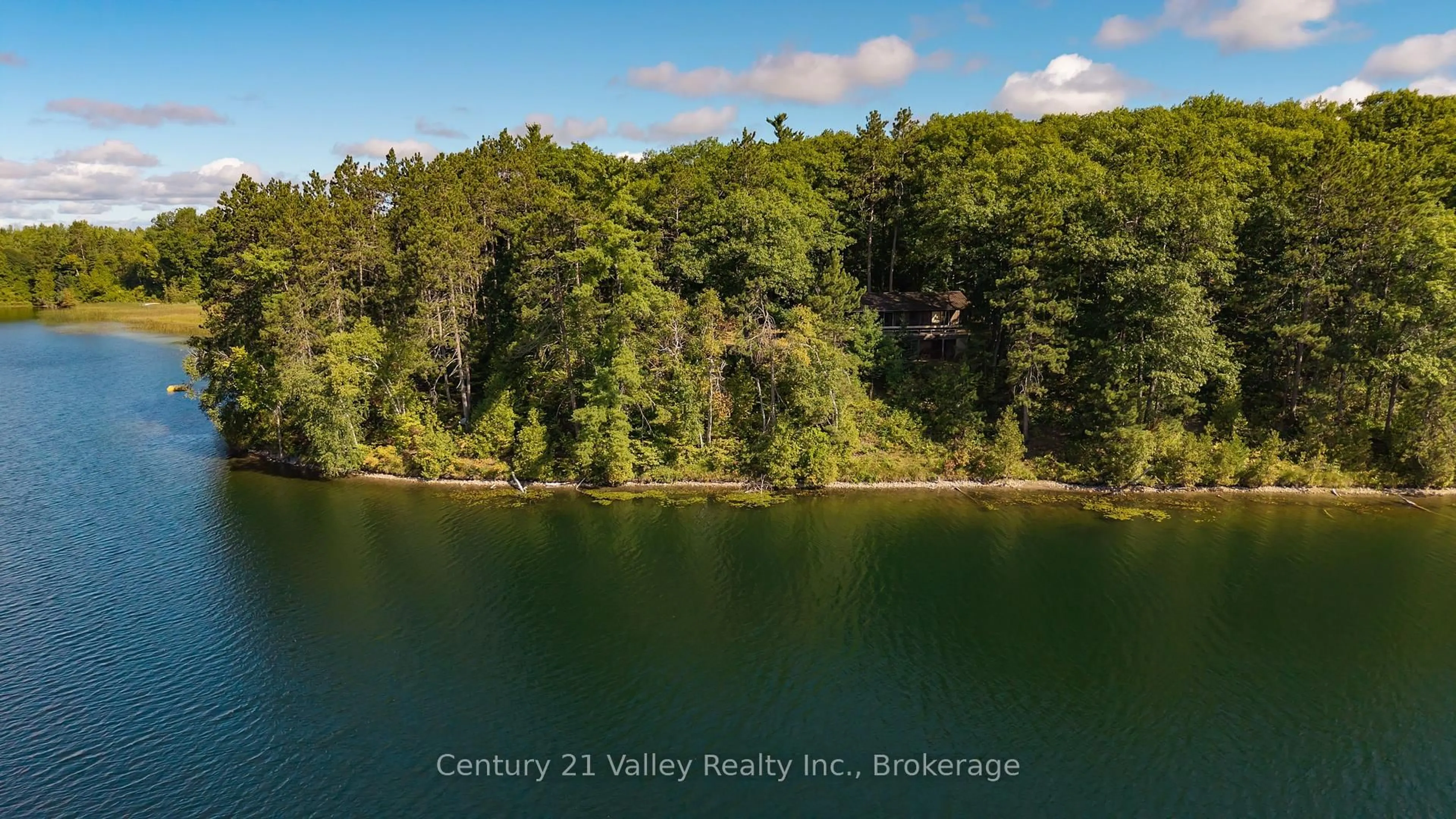 A pic from outside/outdoor area/front of a property/back of a property/a pic from drone, water/lake/river/ocean view for 128 McDowell Lane, Haley Station Ontario K0J 1Y0