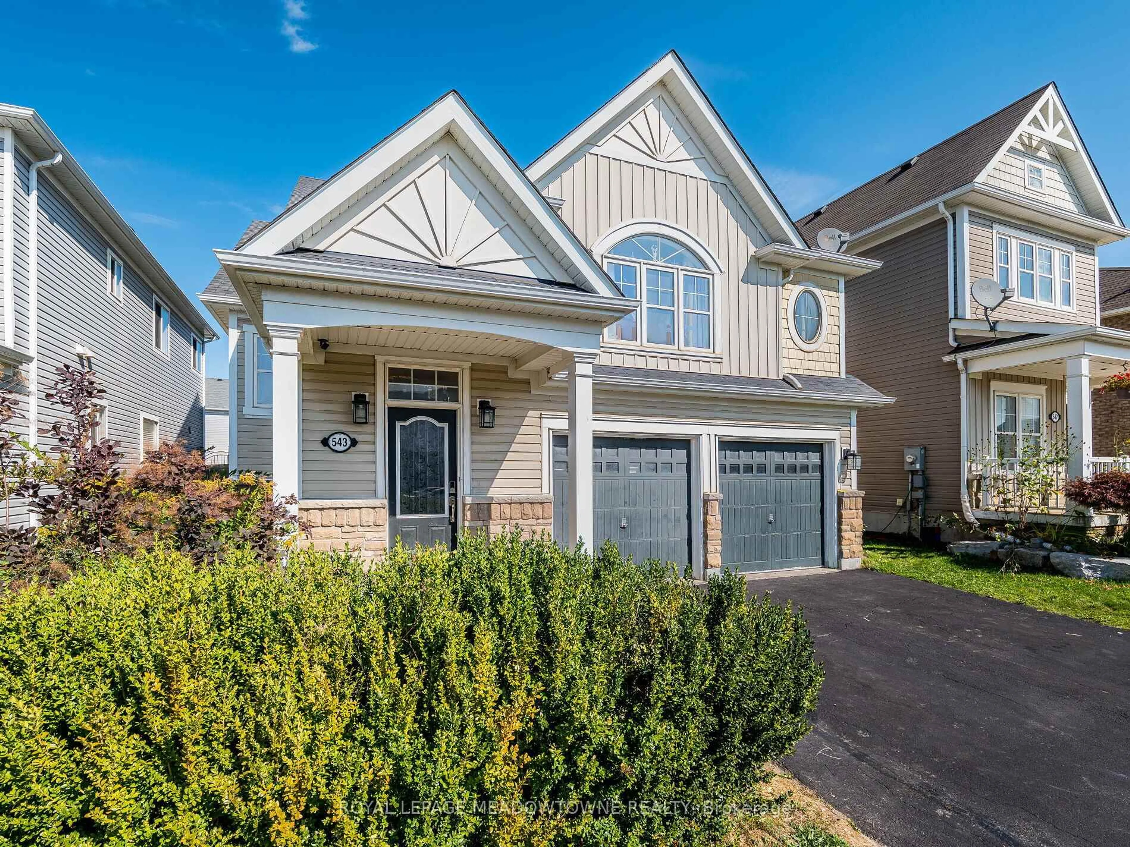 Home with vinyl exterior material, street for 543 Wansbrough Way, Shelburne Ontario L9V 2S6