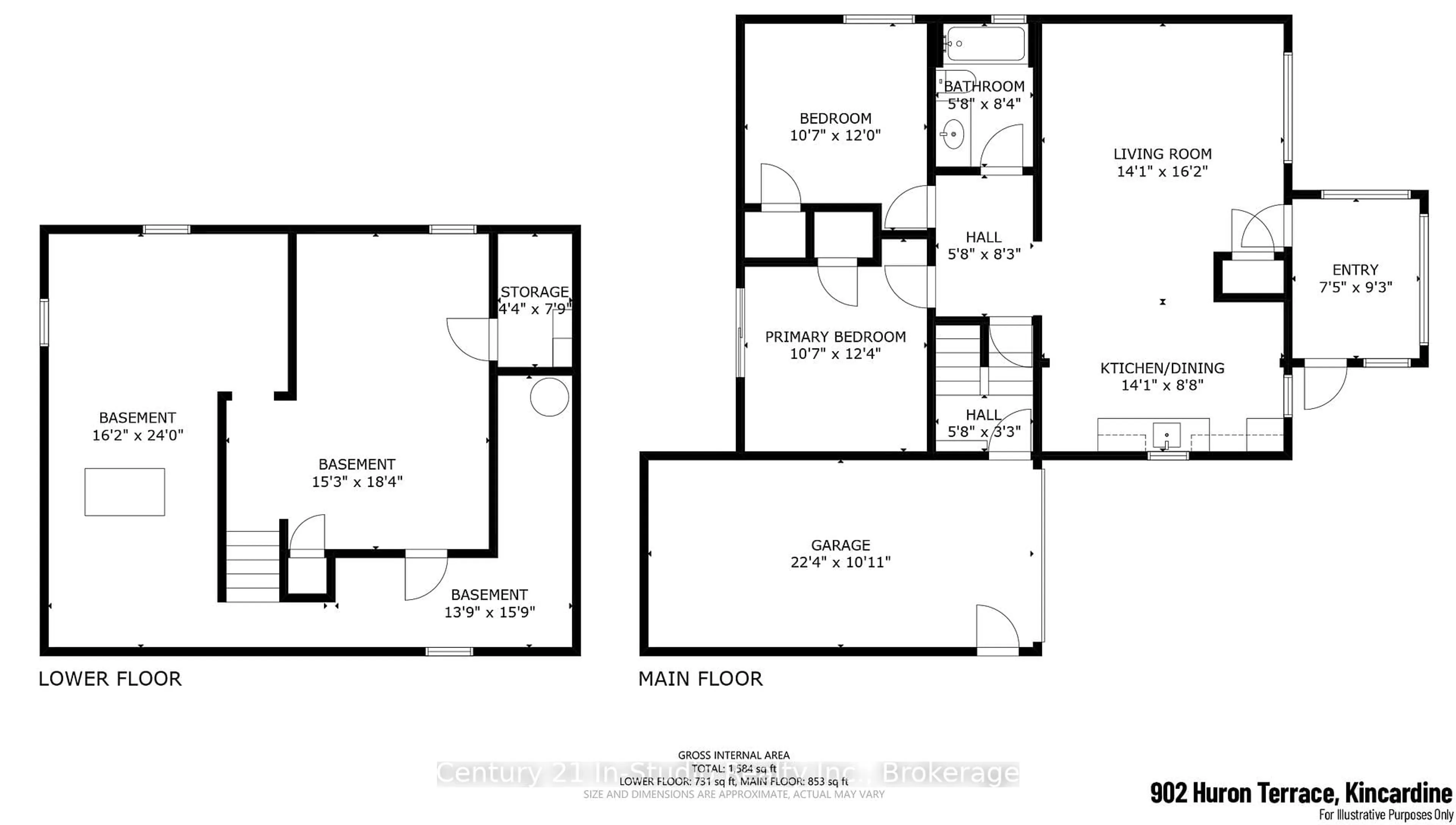 Floor plan for 902 Huron Terr, Kincardine Ontario N2Z 2Y1