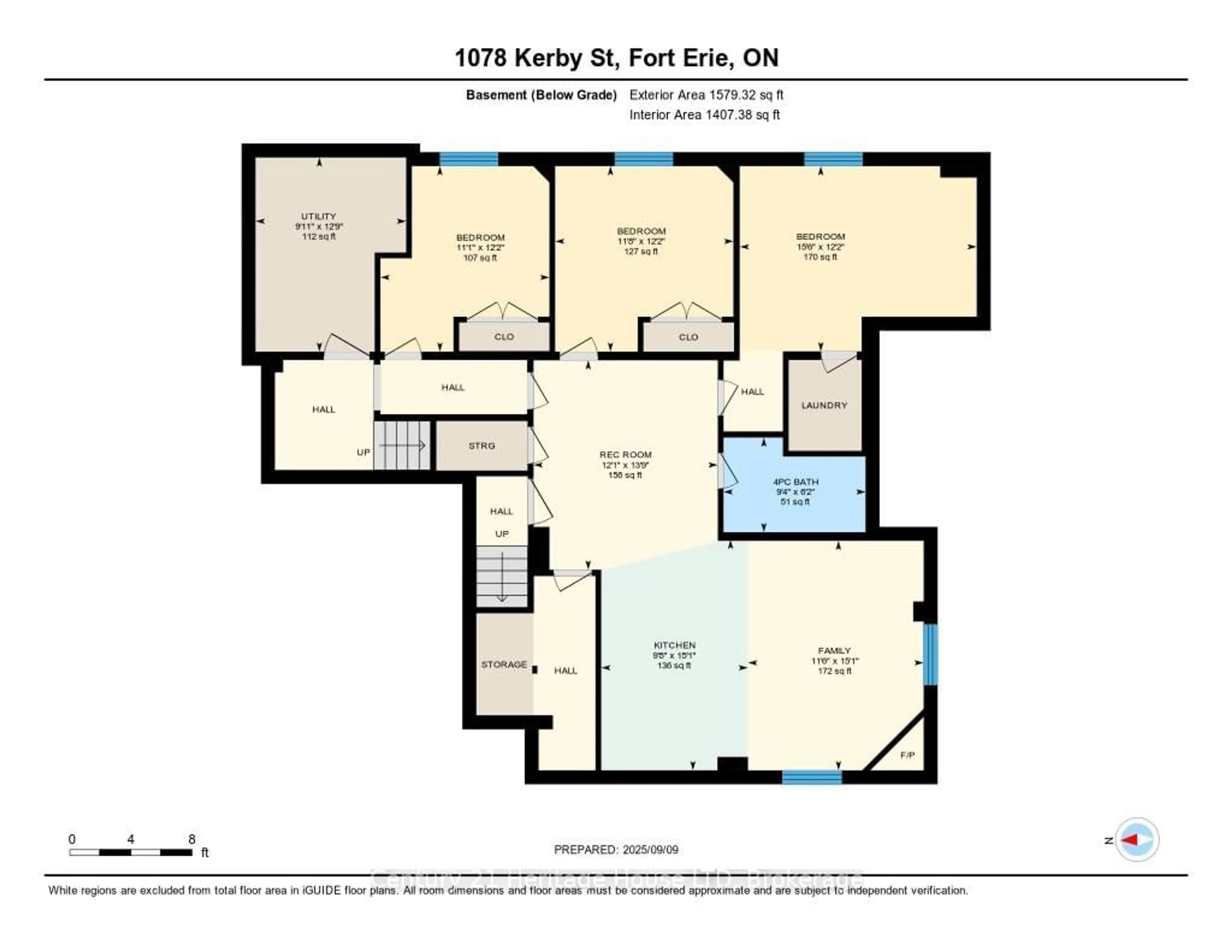Floor plan for 1078 Kerby St, Fort Erie Ontario L2A 0C1