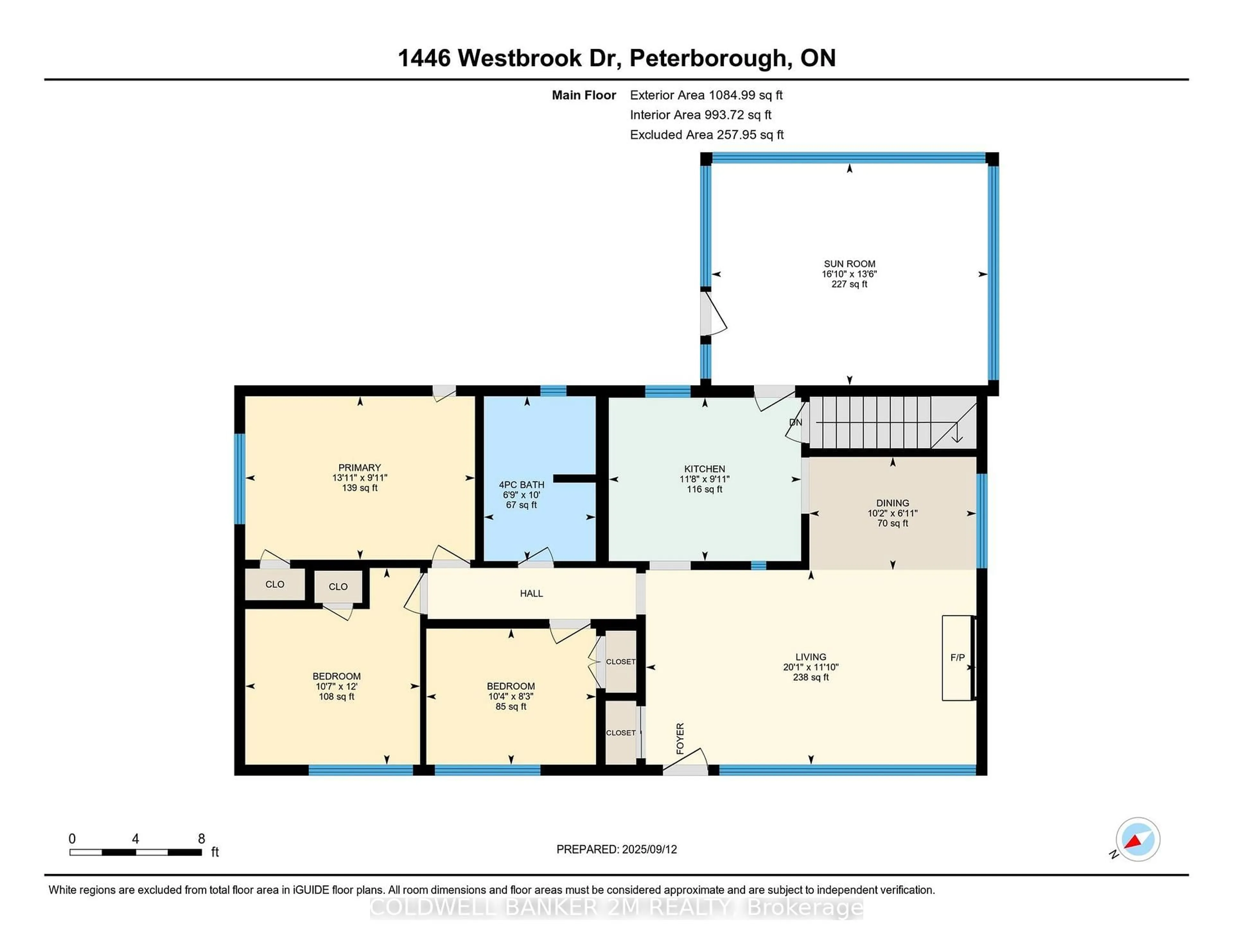 Floor plan for 1446 Westbrook Dr, Peterborough Ontario K9J 6R4