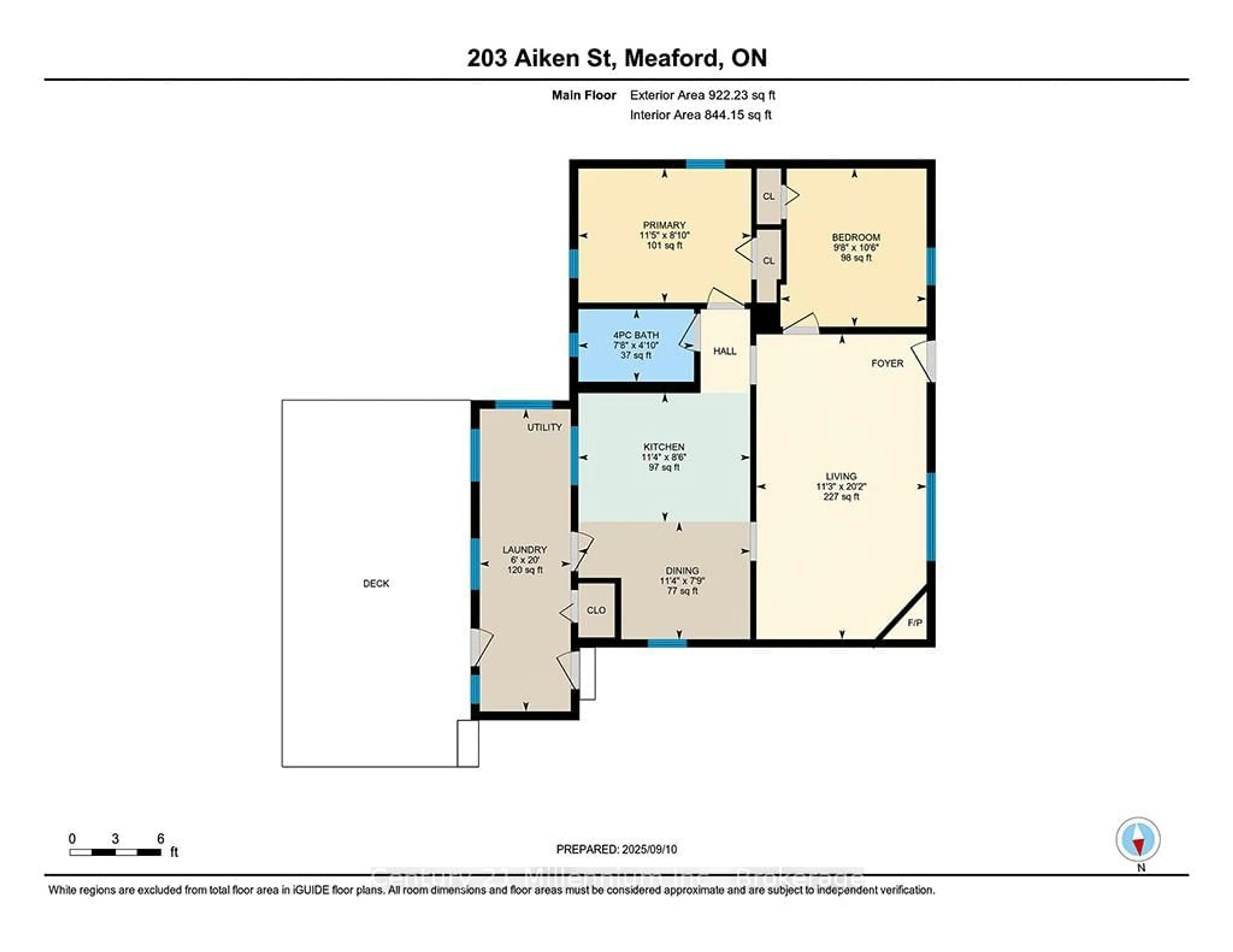 Floor plan for 203 Aiken St, Meaford Ontario N4L 1B3