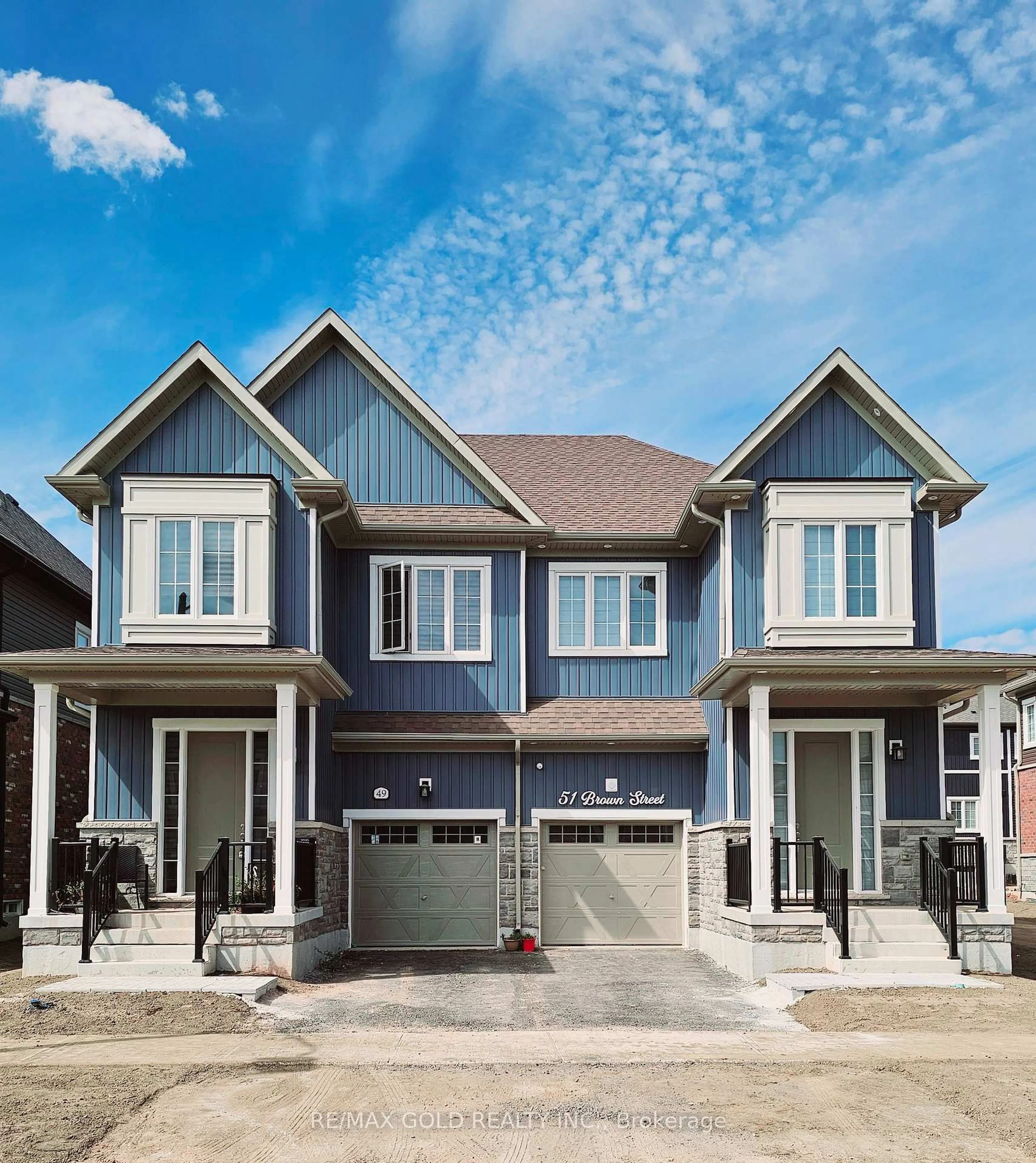 Home with vinyl exterior material, street for 49 Brown St, Erin Ontario N0B 1T0