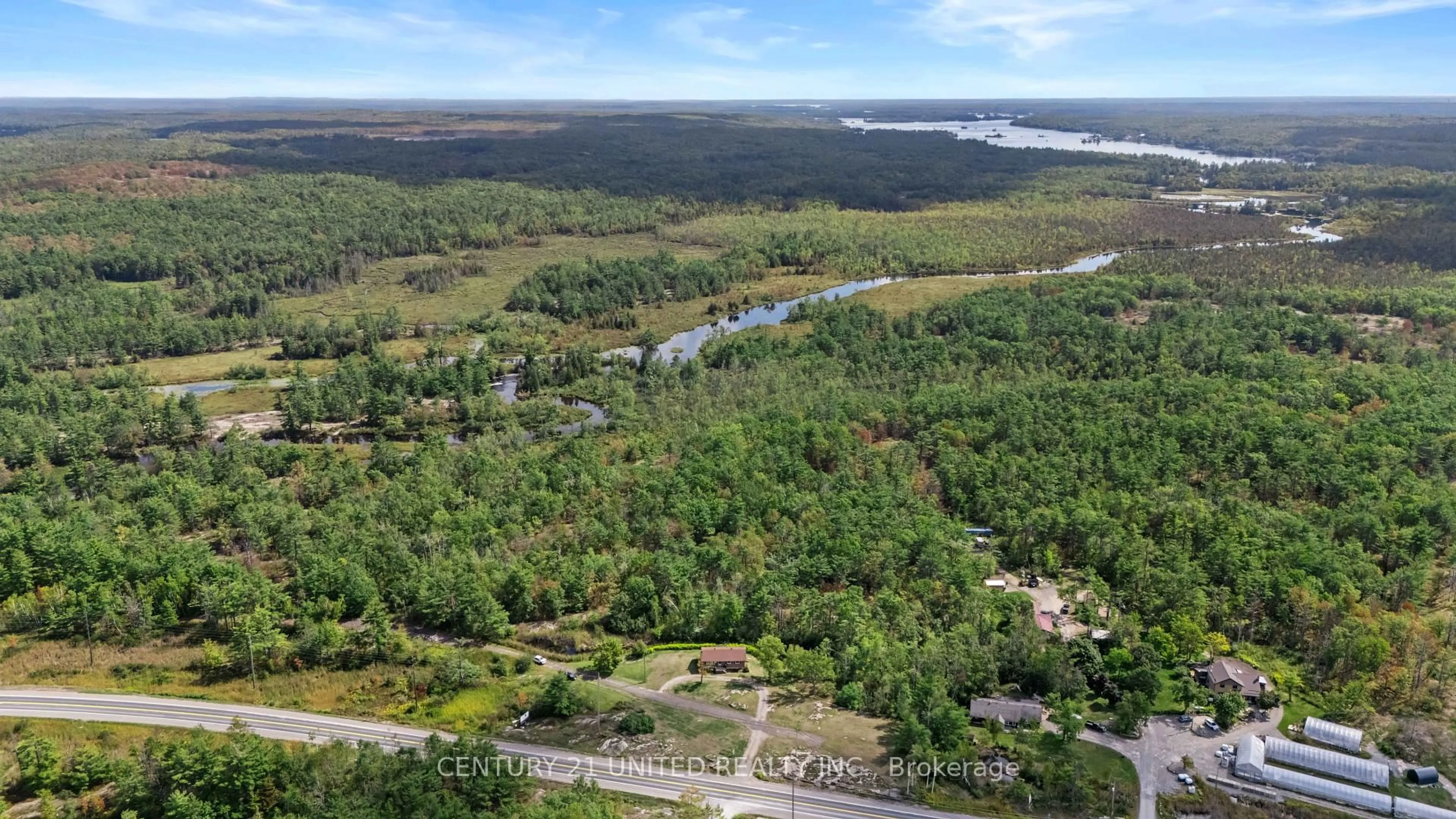 A pic from outside/outdoor area/front of a property/back of a property/a pic from drone, water/lake/river/ocean view for 2733 County Road 36, Trent Lakes Ontario K0L 1J0