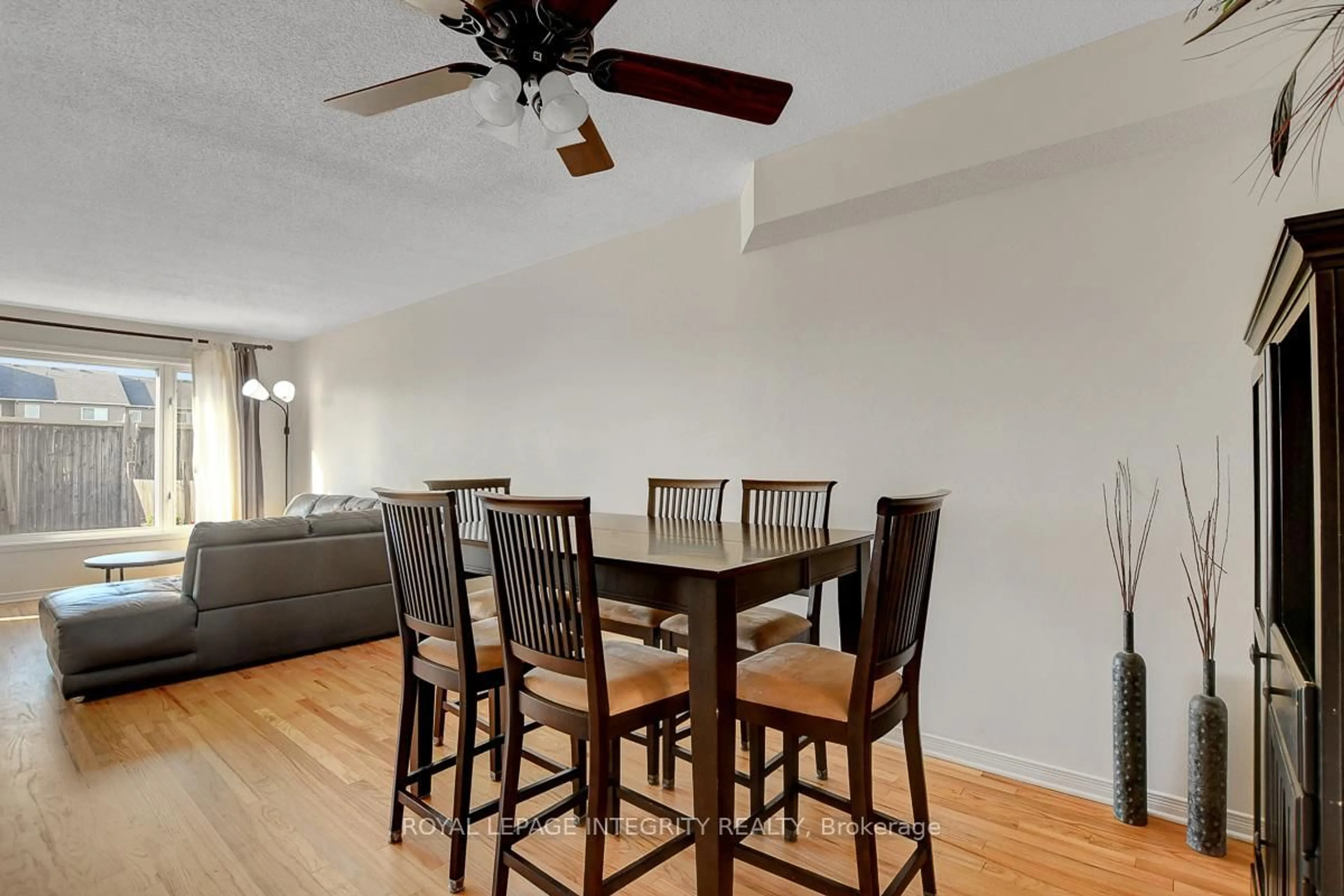 Dining room, wood/laminate floor for 302 Brigitta St, Ottawa Ontario K2S 0H8