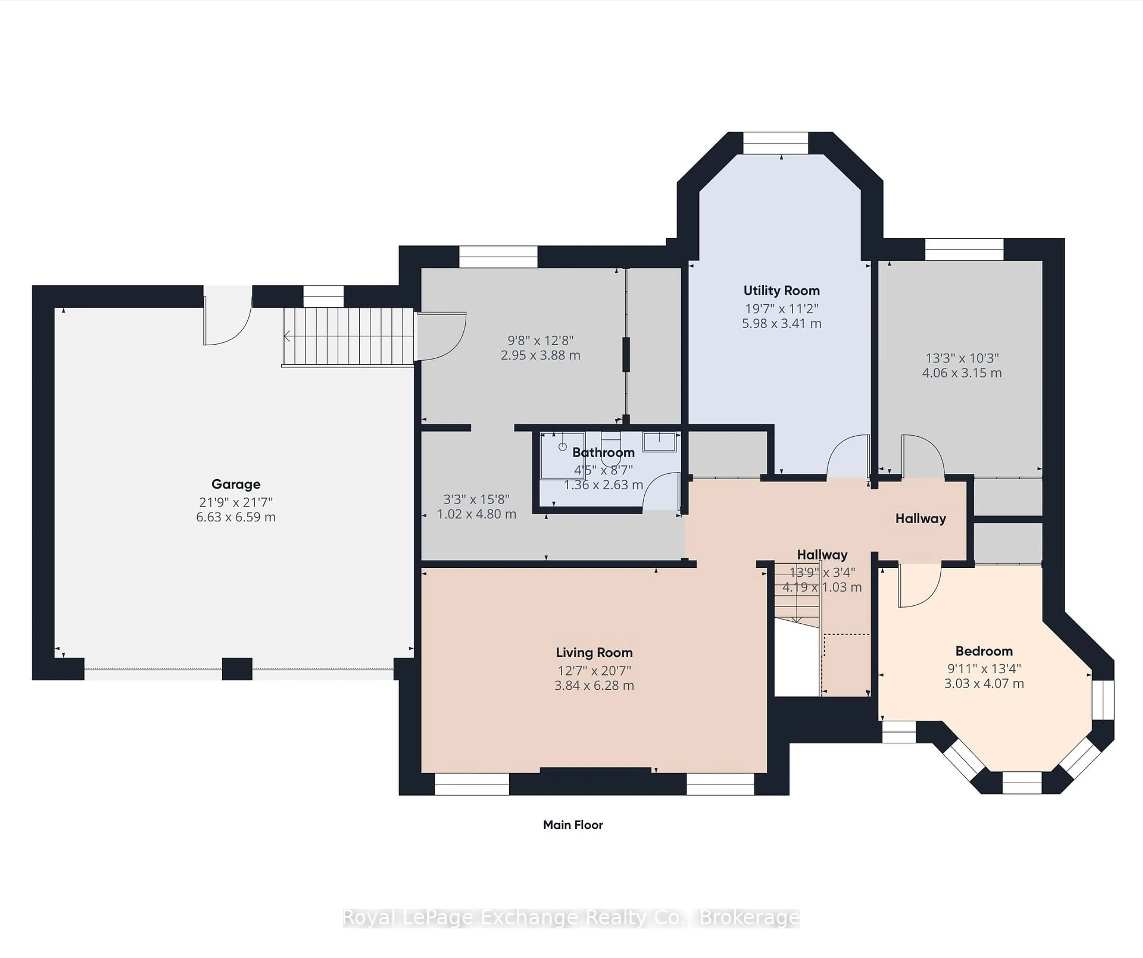 Floor plan for 615 Lynden Cres, Kincardine Ontario N2Z 3A9