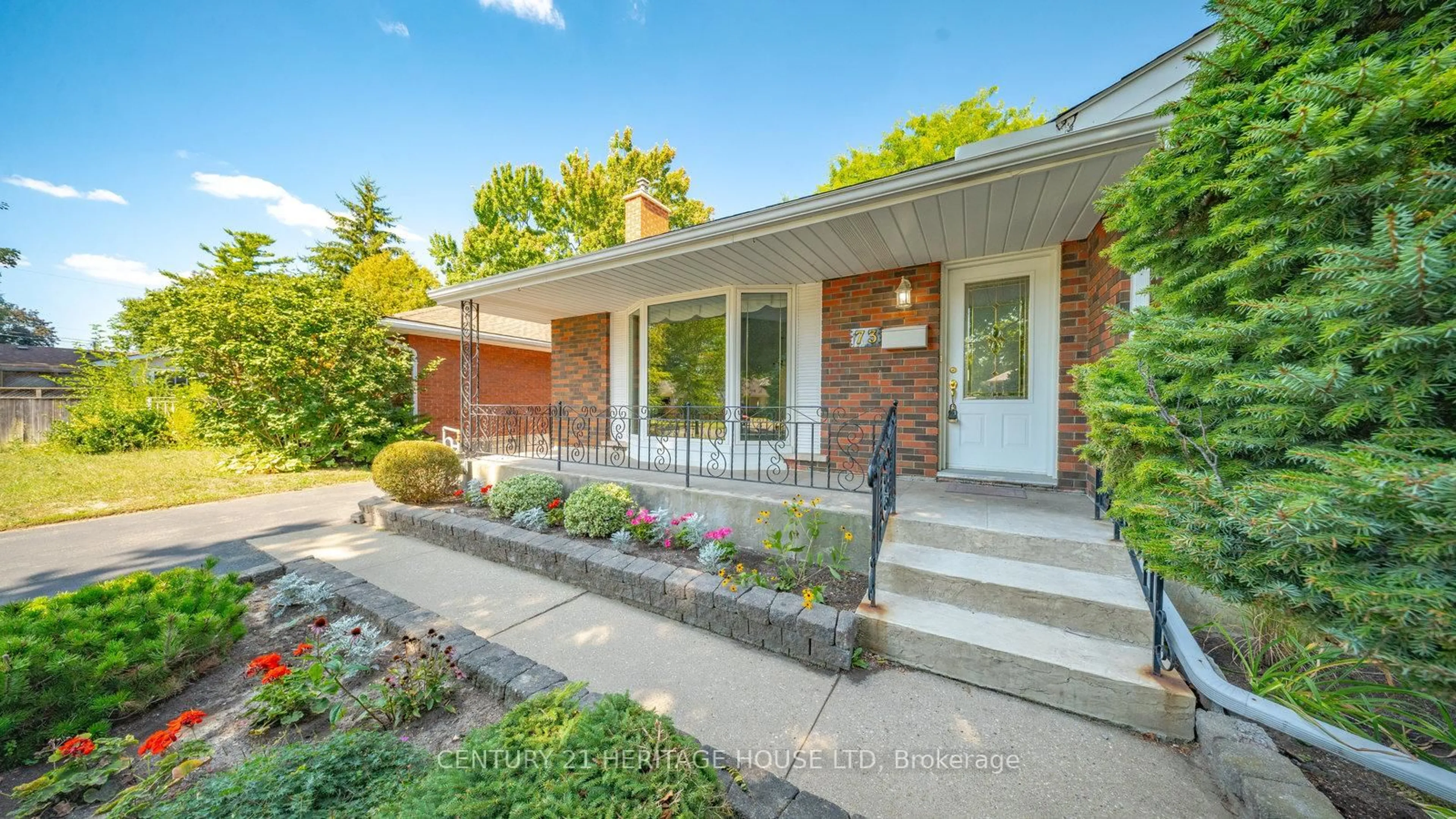 Home with brick exterior material, street for 73 Pusey Blvd, Brantford Ontario N3R 2S4