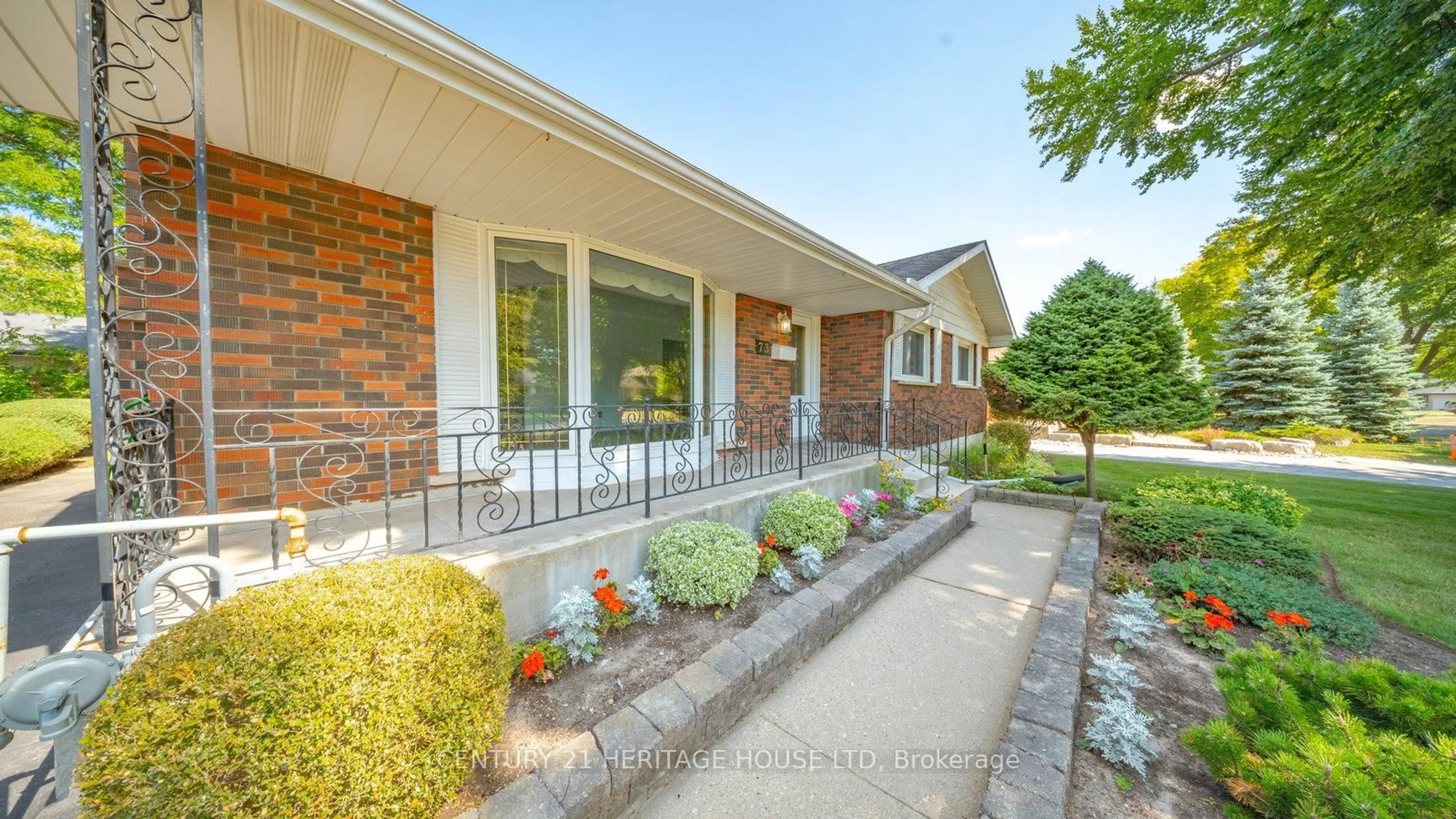 Home with brick exterior material, street for 73 Pusey Blvd, Brantford Ontario N3R 2S4