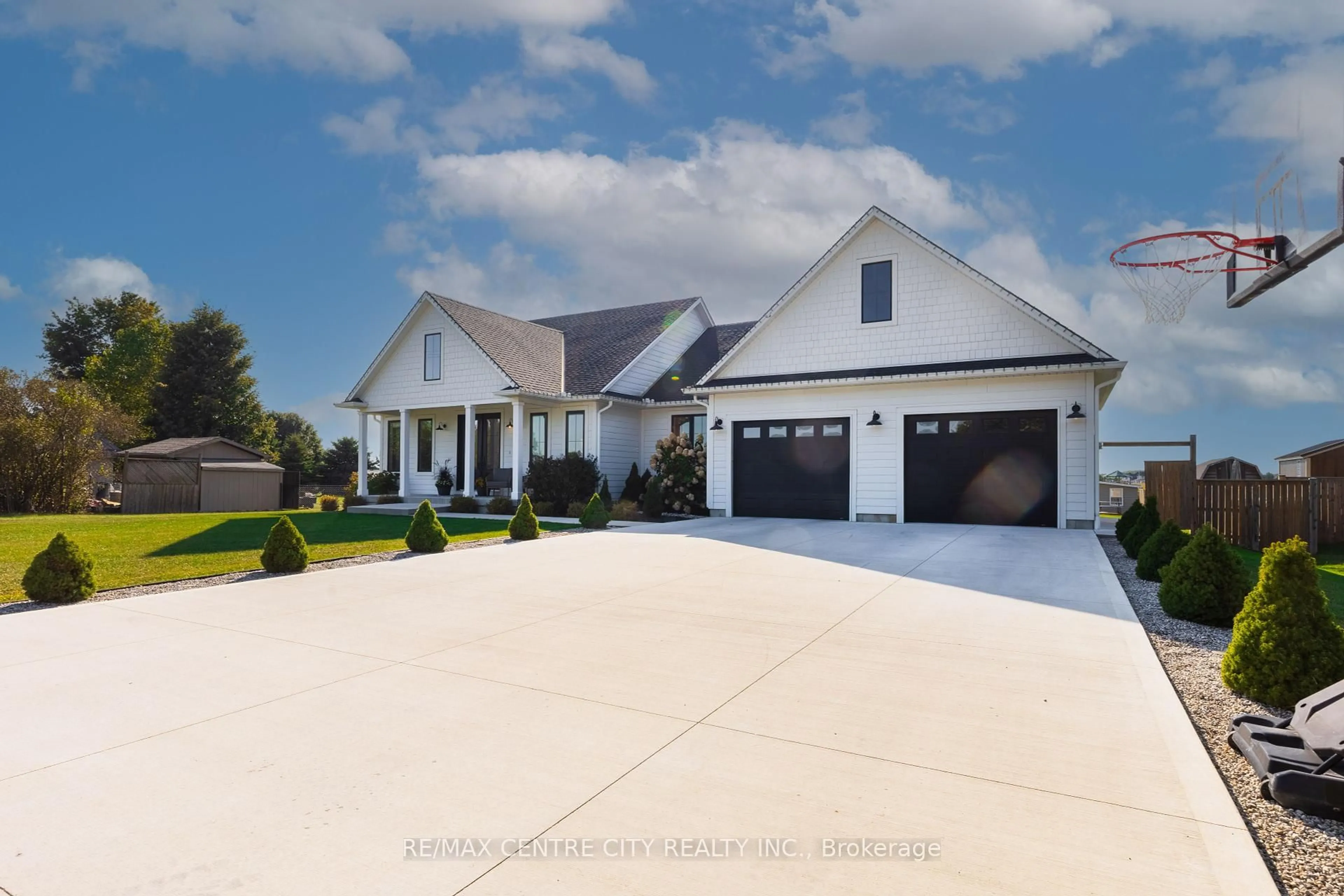 Home with vinyl exterior material, street for 7923 Fairview Rd, St. Thomas Ontario N5P 3S8