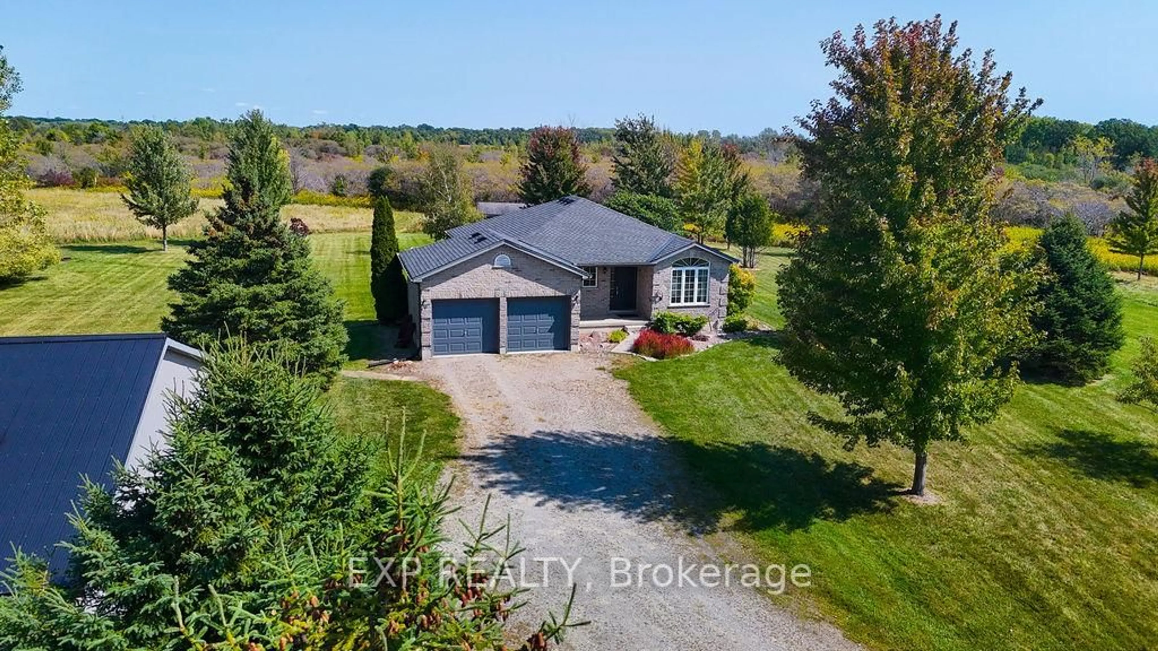 A pic from outside/outdoor area/front of a property/back of a property/a pic from drone, water/lake/river/ocean view for 21250 Mayfair Rd, Southwest Middlesex Ontario N0L 1T0