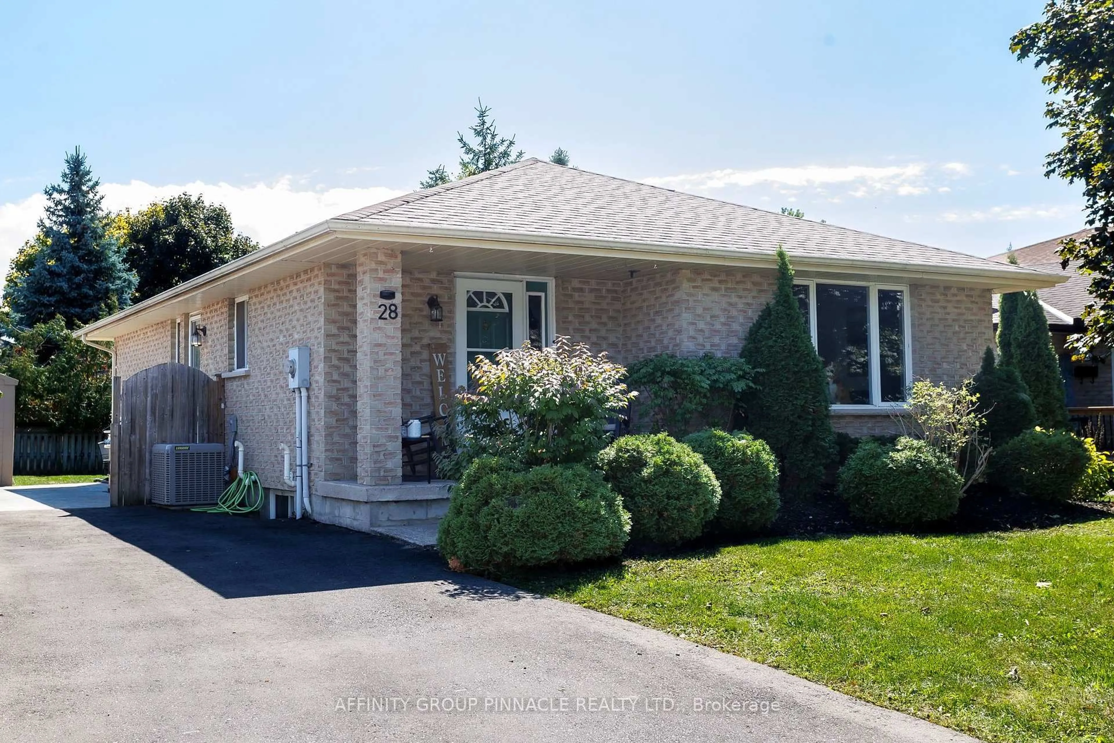 Home with brick exterior material, street for 28 Karen Dr, Kawartha Lakes Ontario K9V 5V6