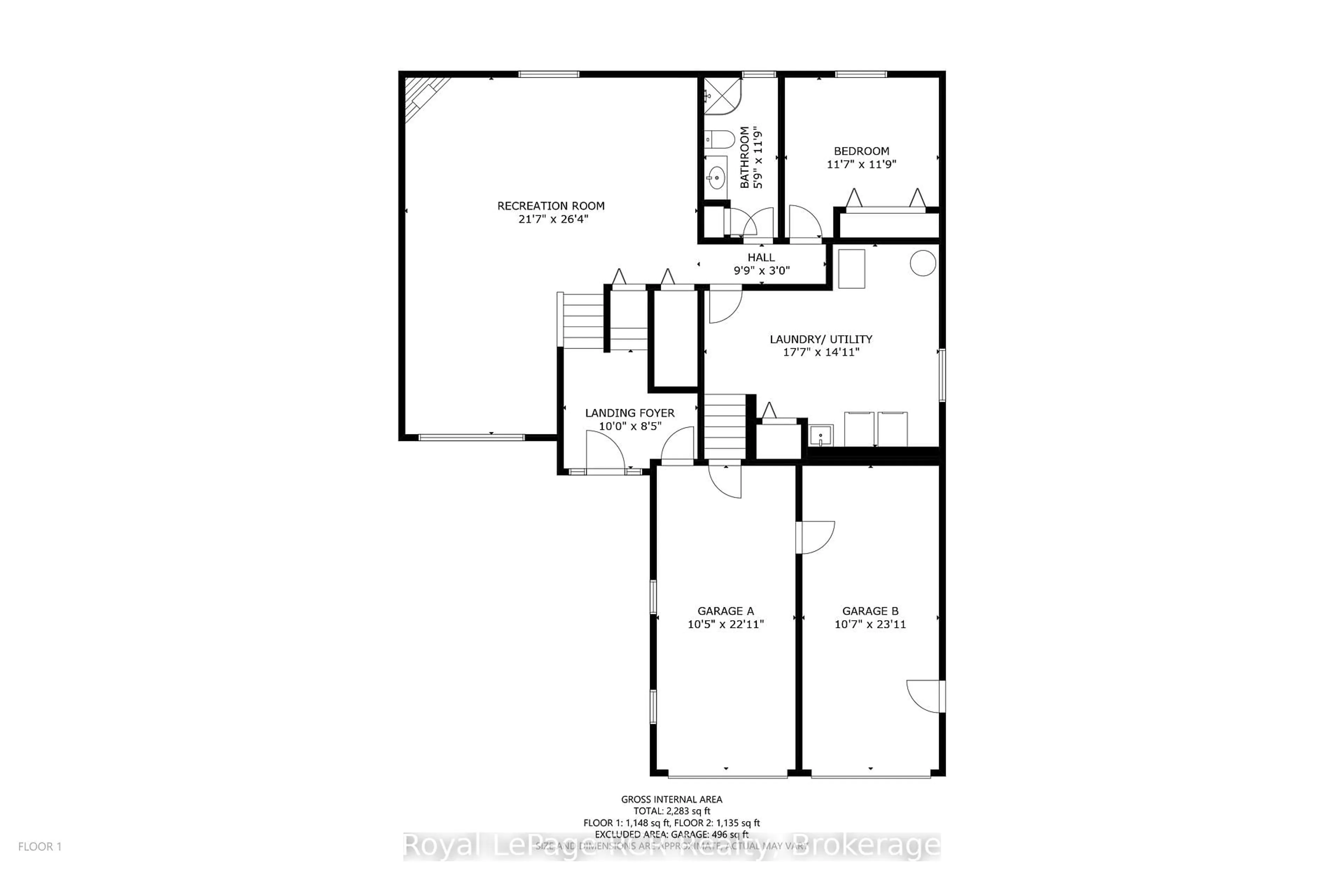 Floor plan for 423 1st St, Georgian Bluffs Ontario N4K 6Z7