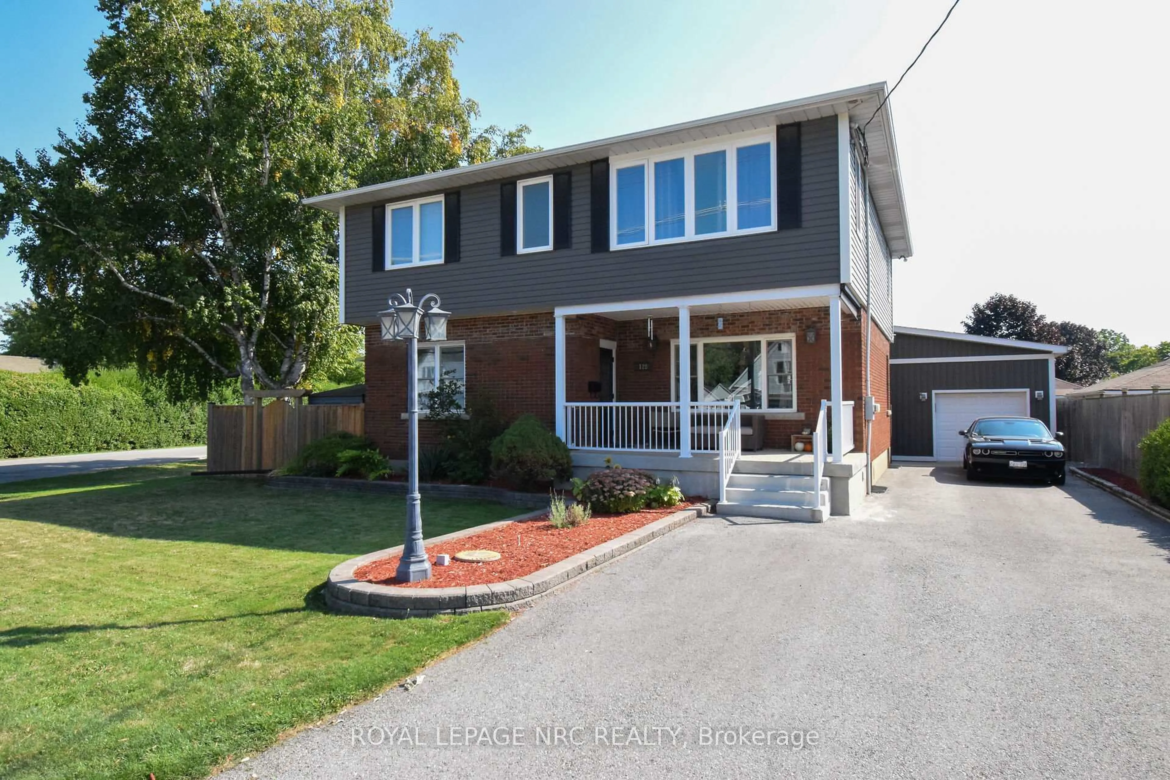 Home with brick exterior material, street for 128 HAIG St, St. Catharines Ontario L2R 6L2