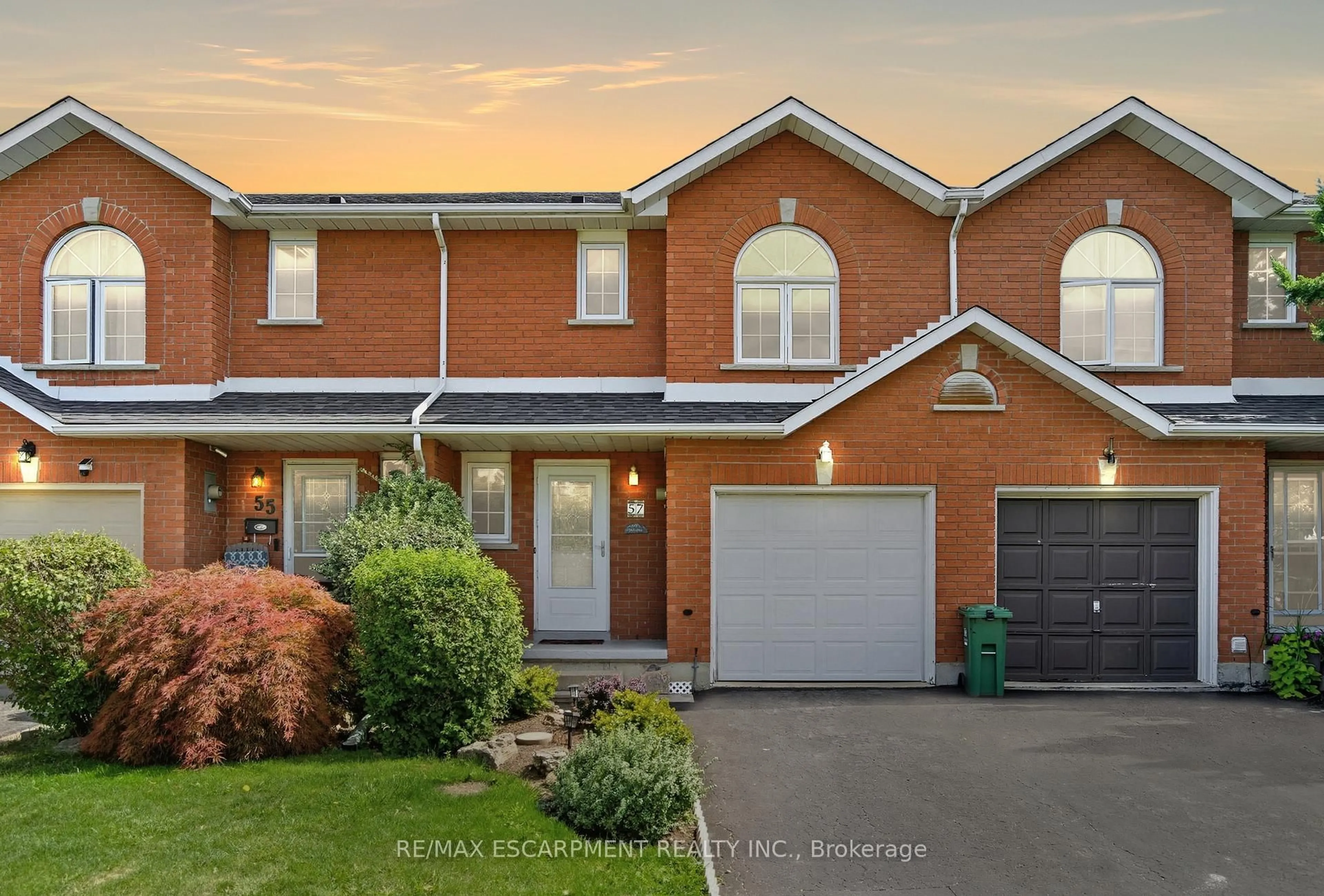 Home with brick exterior material, street for 57 Pinewoods Dr, Hamilton Ontario L8J 2T6