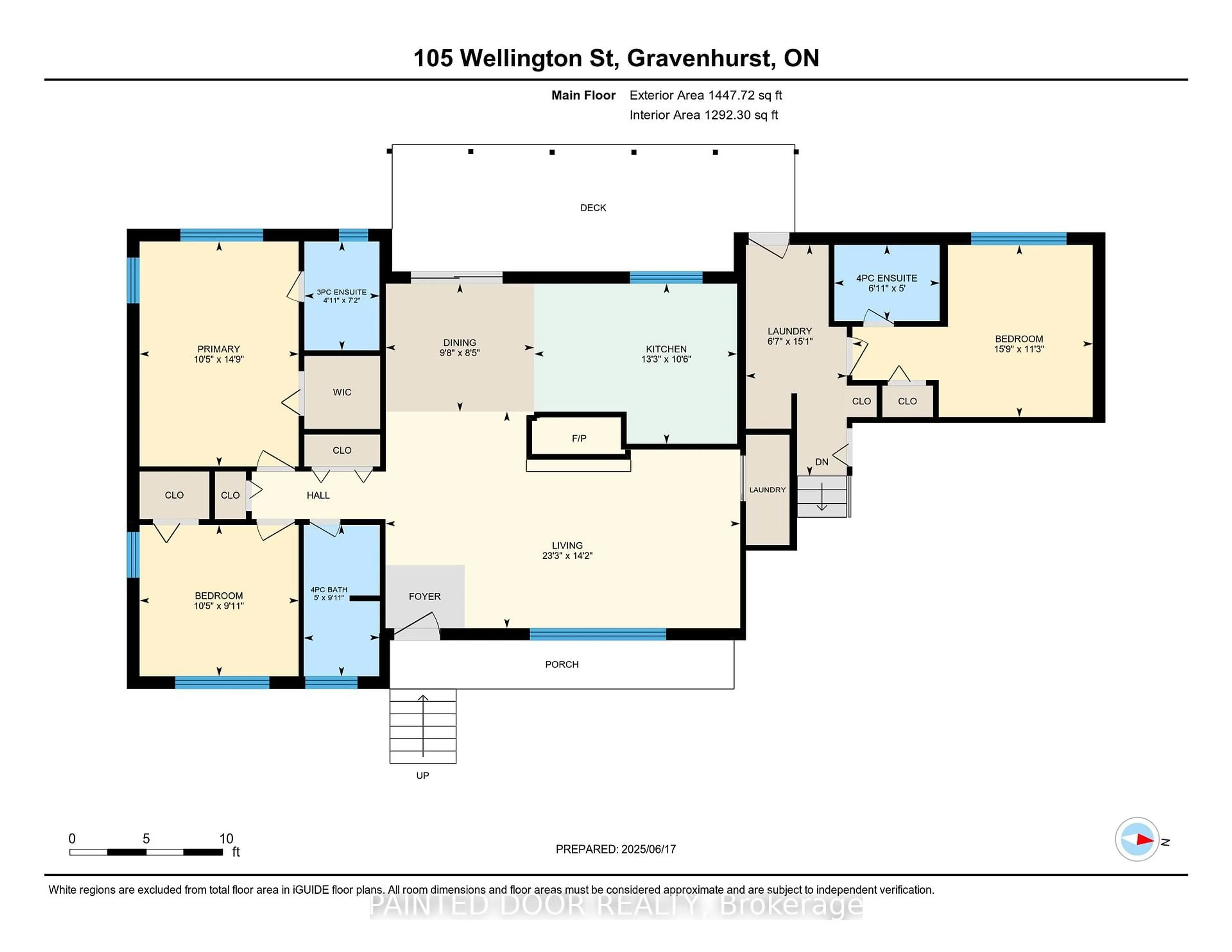 Floor plan for 105 Wellington St, Gravenhurst Ontario P1P 1B2
