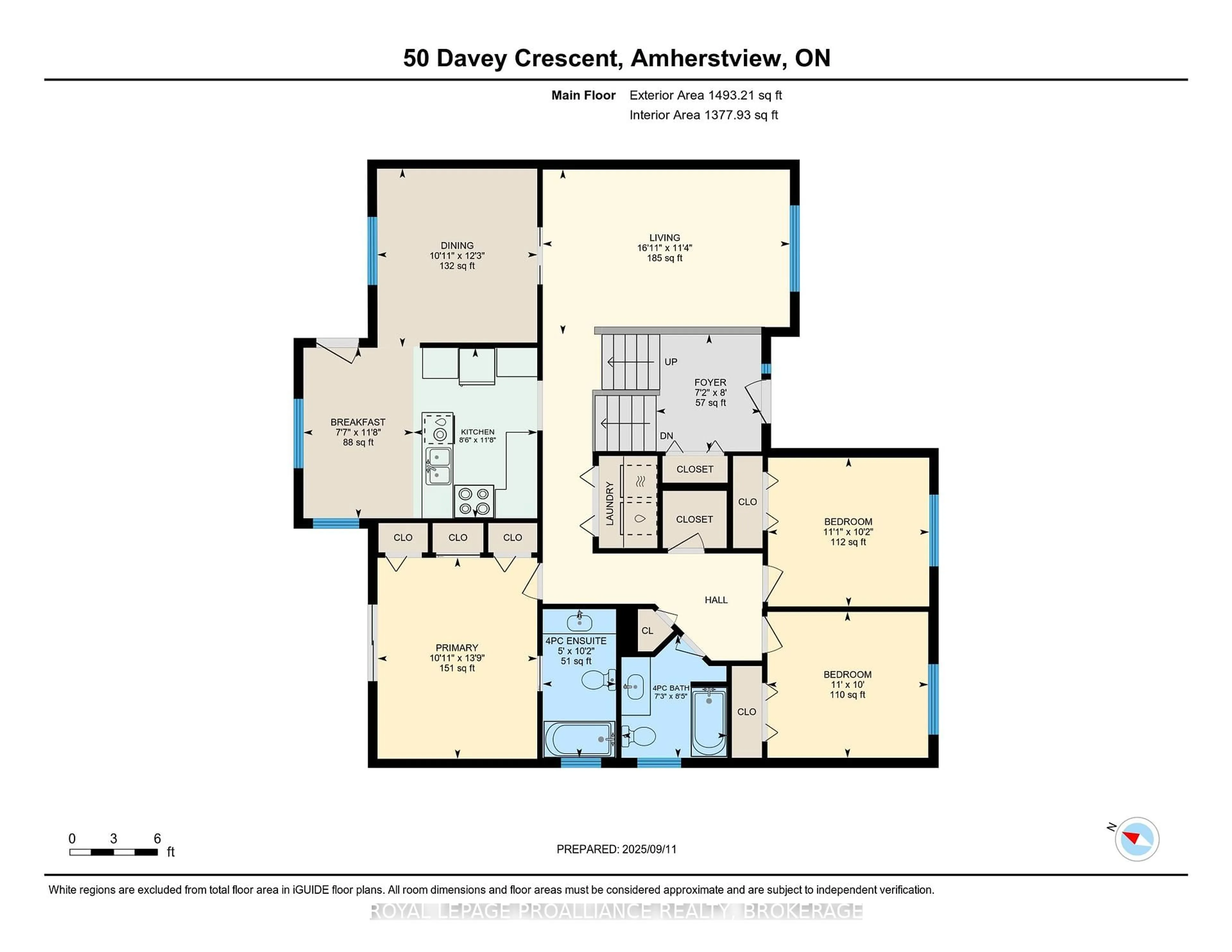 Floor plan for 50 Davey Cres, Loyalist Ontario K7N 1X7