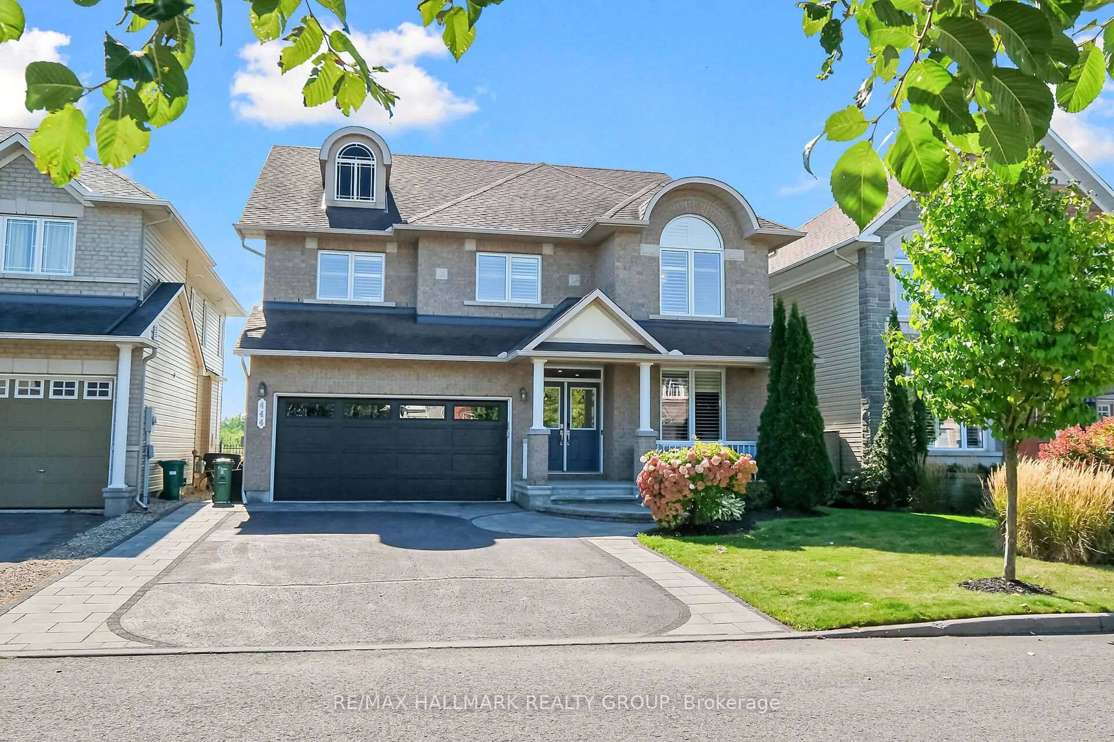 Home with vinyl exterior material, street for 444 Frank Cauley Way, Orleans Ontario K4A 0L5