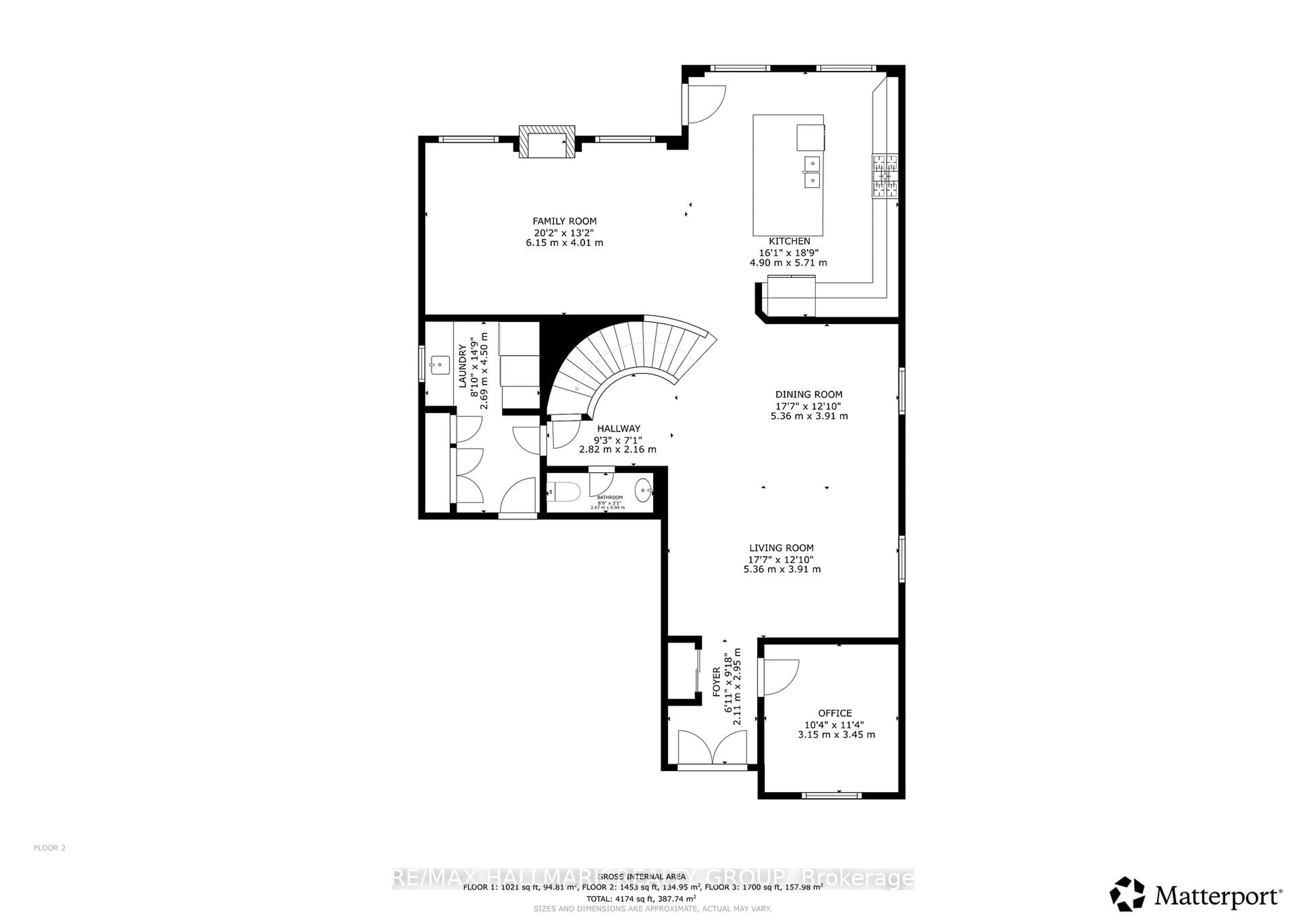Floor plan for 444 Frank Cauley Way, Orleans Ontario K4A 0L5