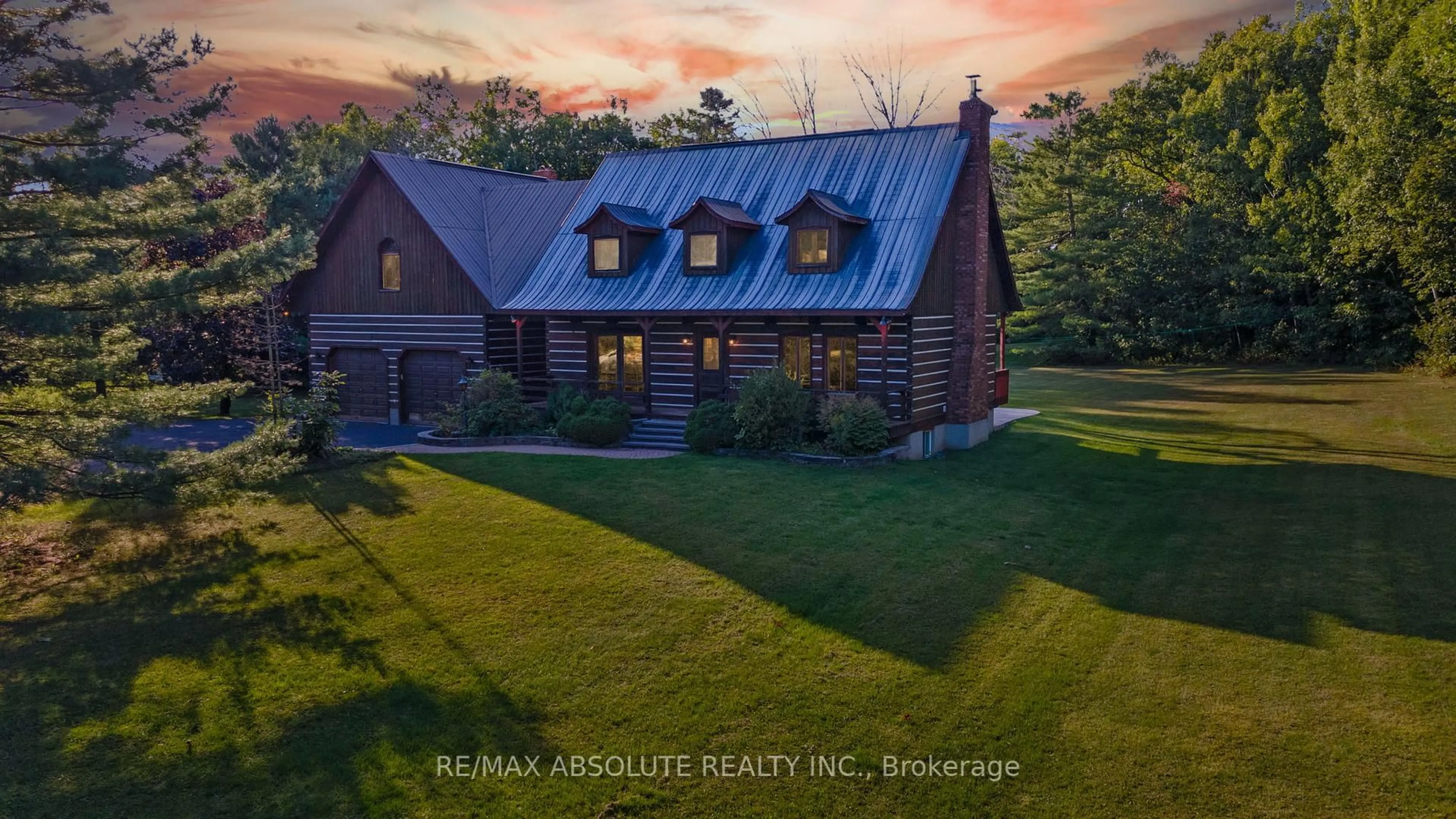 A pic from outside/outdoor area/front of a property/back of a property/a pic from drone, water/lake/river/ocean view for 188 Burns Dr, Braeside Ontario K0A 1G0
