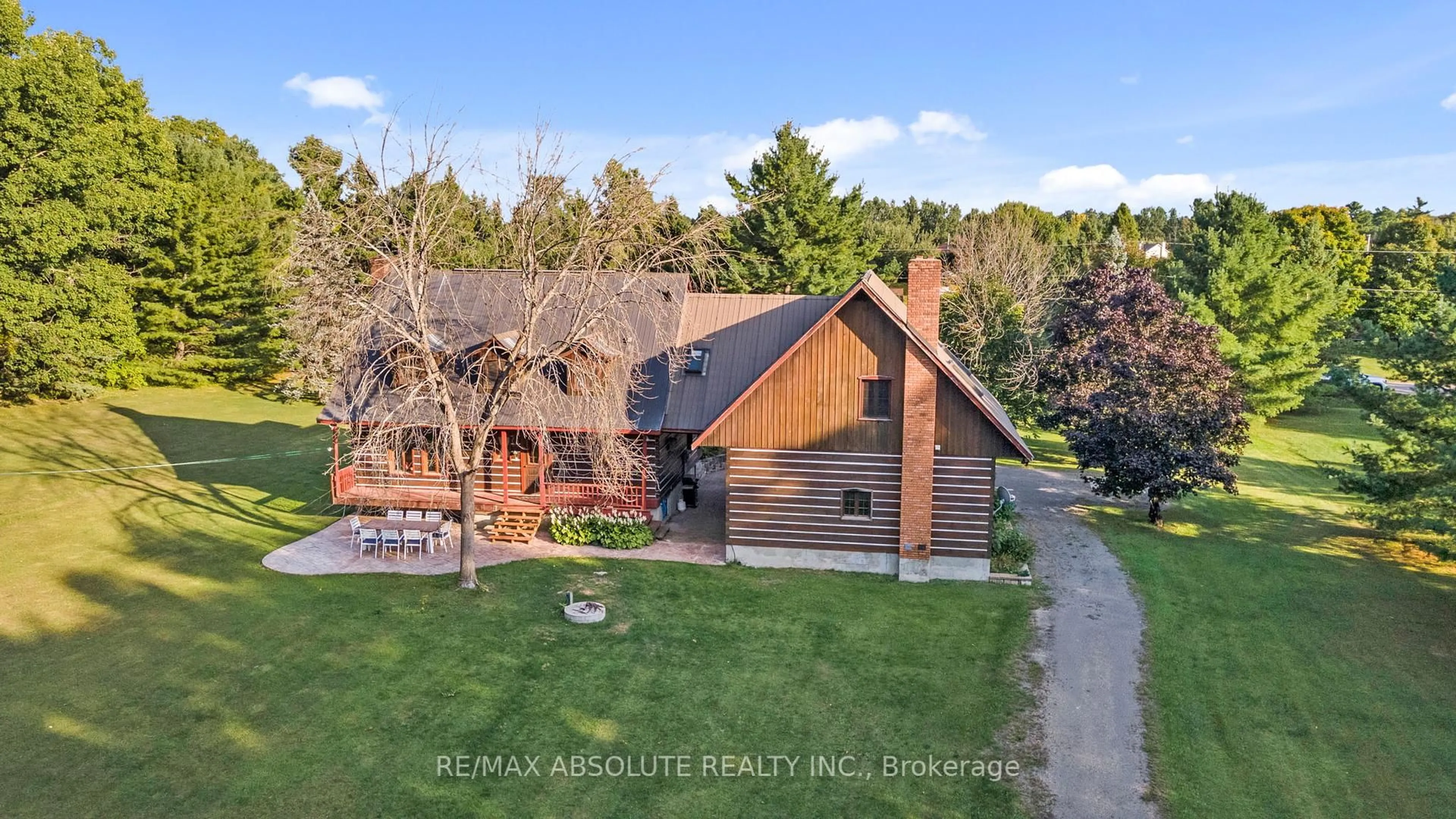 A pic from outside/outdoor area/front of a property/back of a property/a pic from drone, water/lake/river/ocean view for 188 Burns Dr, Braeside Ontario K0A 1G0