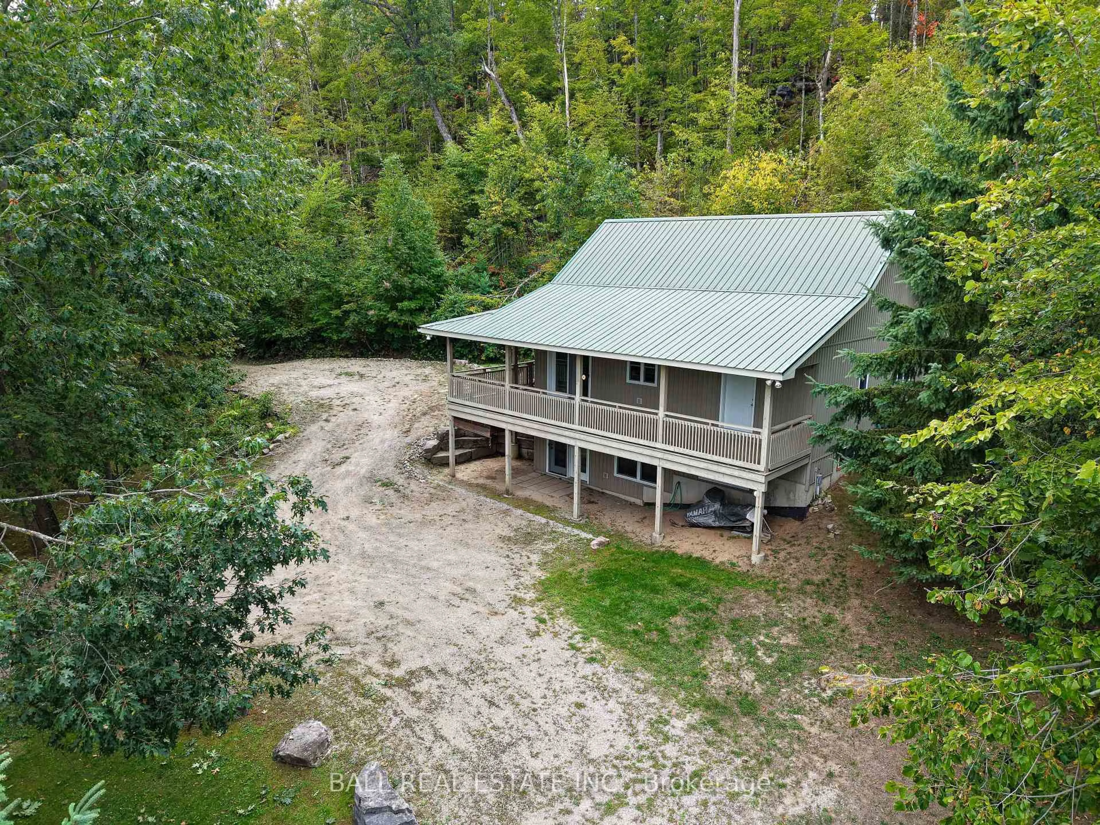 A pic from outside/outdoor area/front of a property/back of a property/a pic from drone, unknown for 45 Spring Dr, Trent Lakes Ontario K0M 1A0