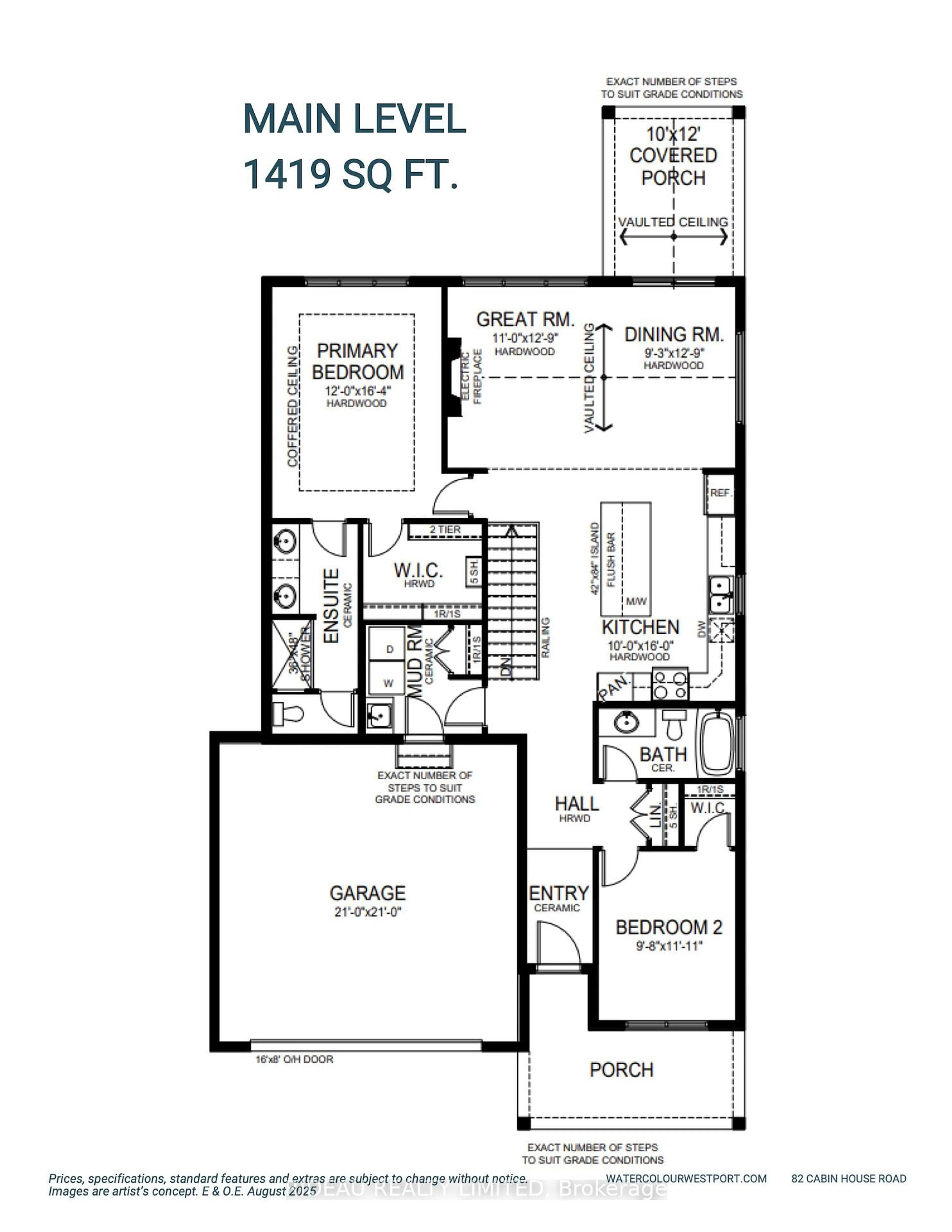 Floor plan for 82 Cabin House Rd, Westport Ontario K0G 1X0