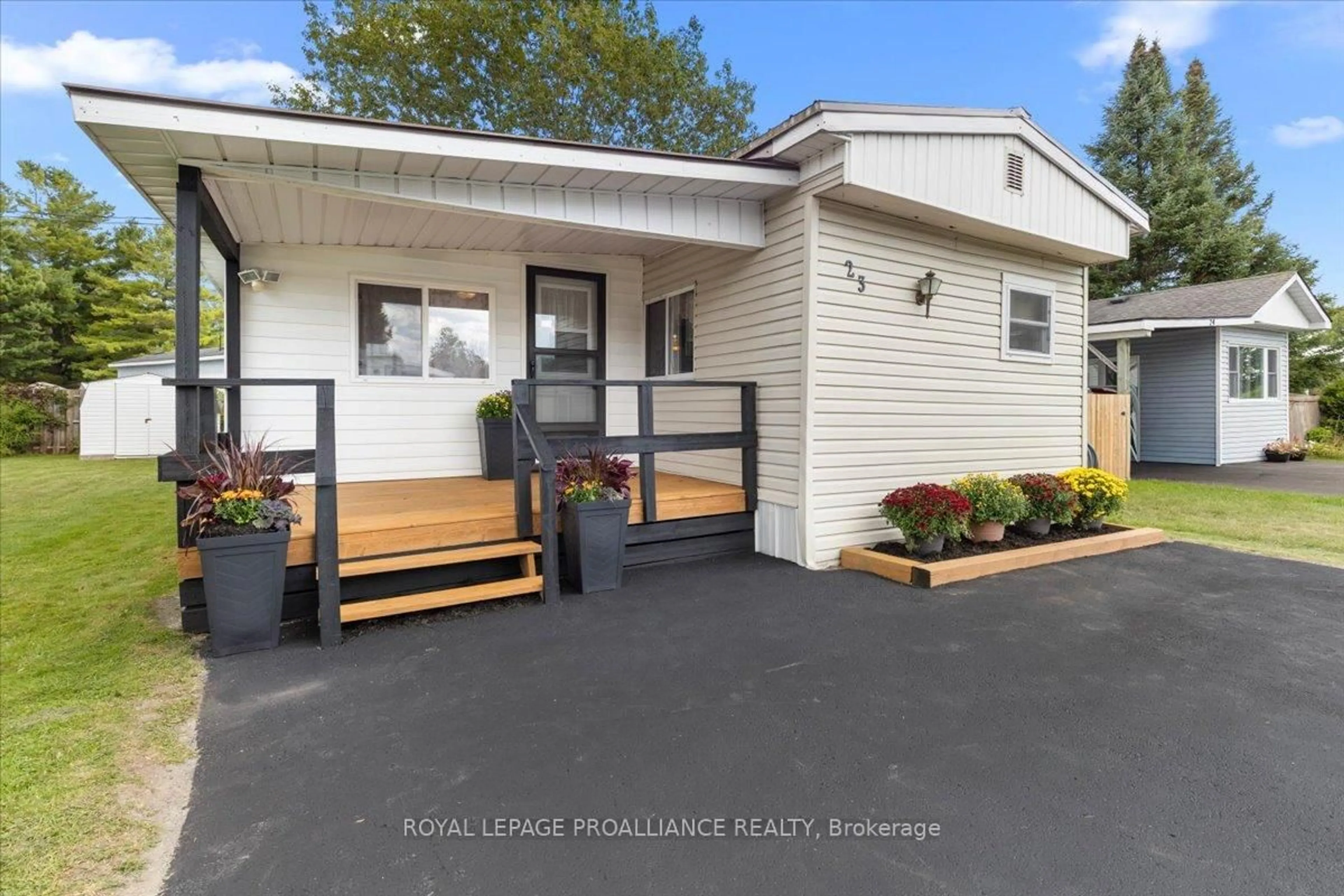 Home with vinyl exterior material, street for 529 Old Highway 2 #23, Quinte West Ontario K8V 5P5