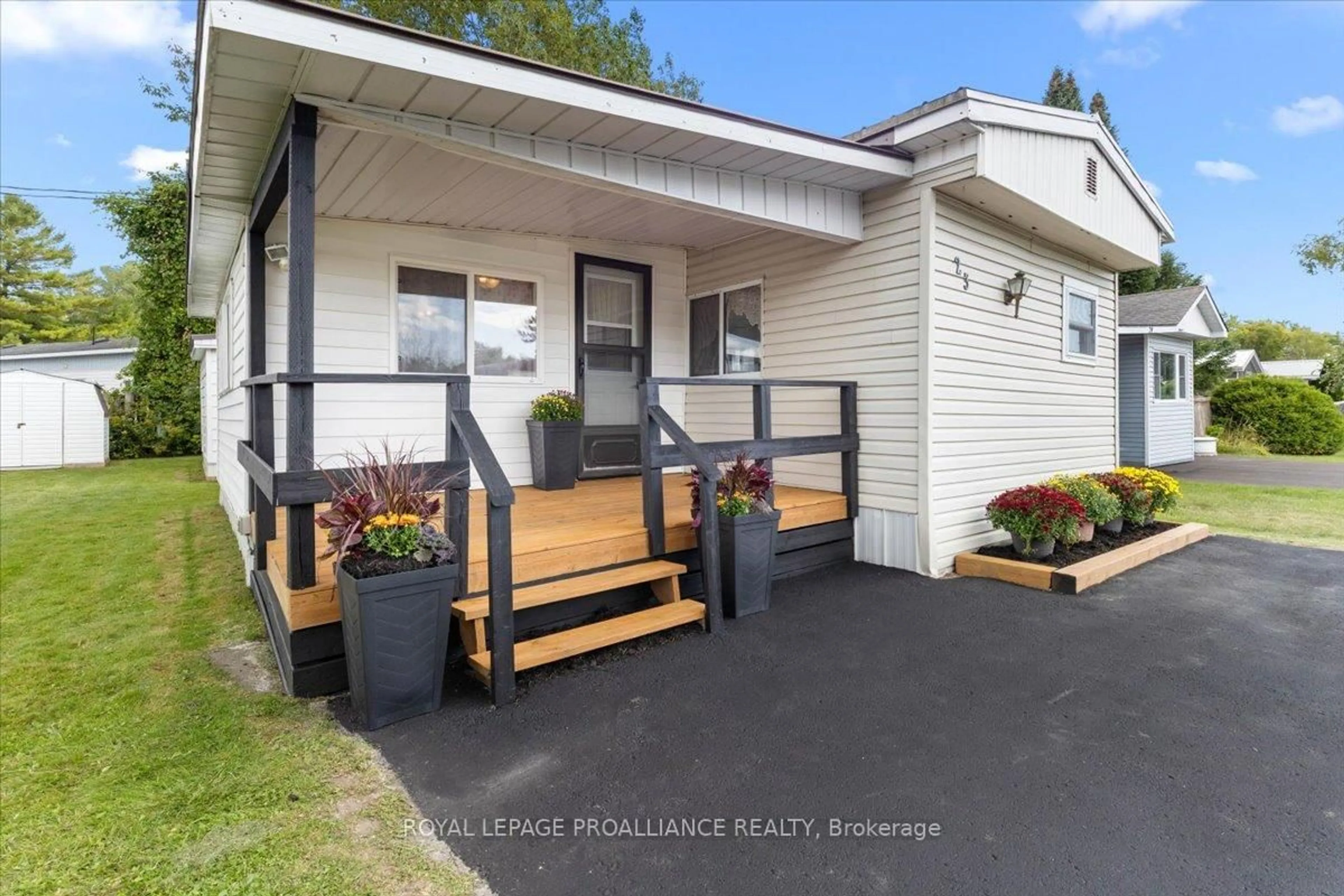 Home with vinyl exterior material, street for 529 Old Highway 2 #23, Quinte West Ontario K8V 5P5