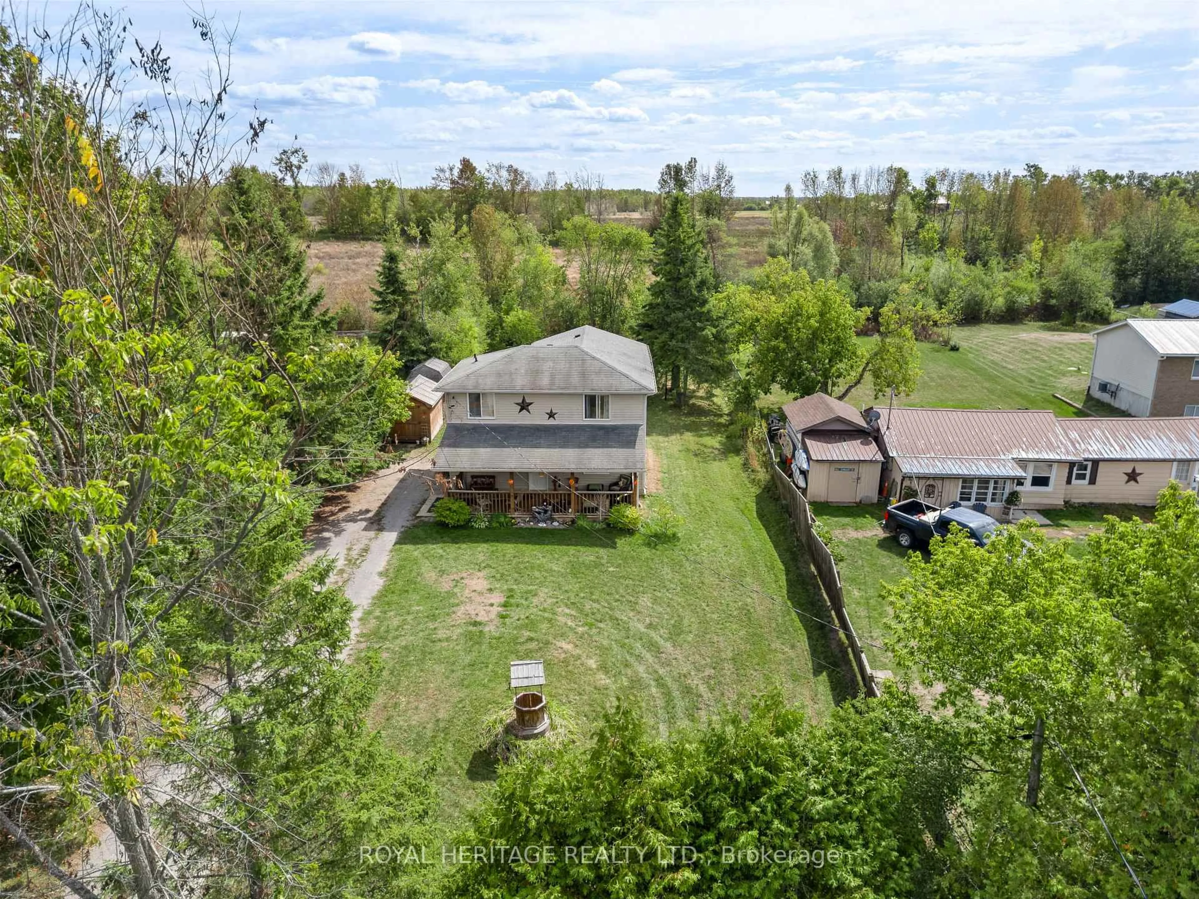 A pic from outside/outdoor area/front of a property/back of a property/a pic from drone, unknown for 26 Robinson Ave, Kawartha Lakes Ontario K0M 2B0