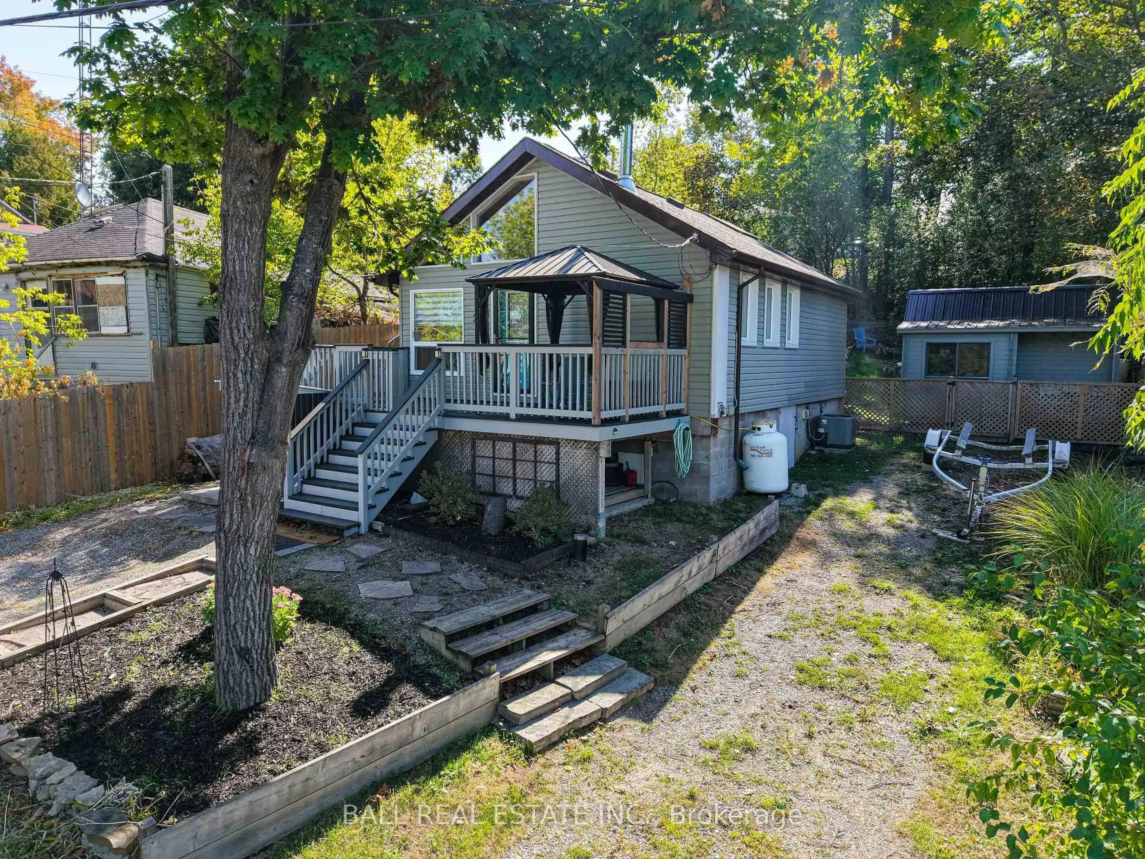 A pic from outside/outdoor area/front of a property/back of a property/a pic from drone, street for 23 Hotel Rd, Kawartha Lakes Ontario K0M 1L0
