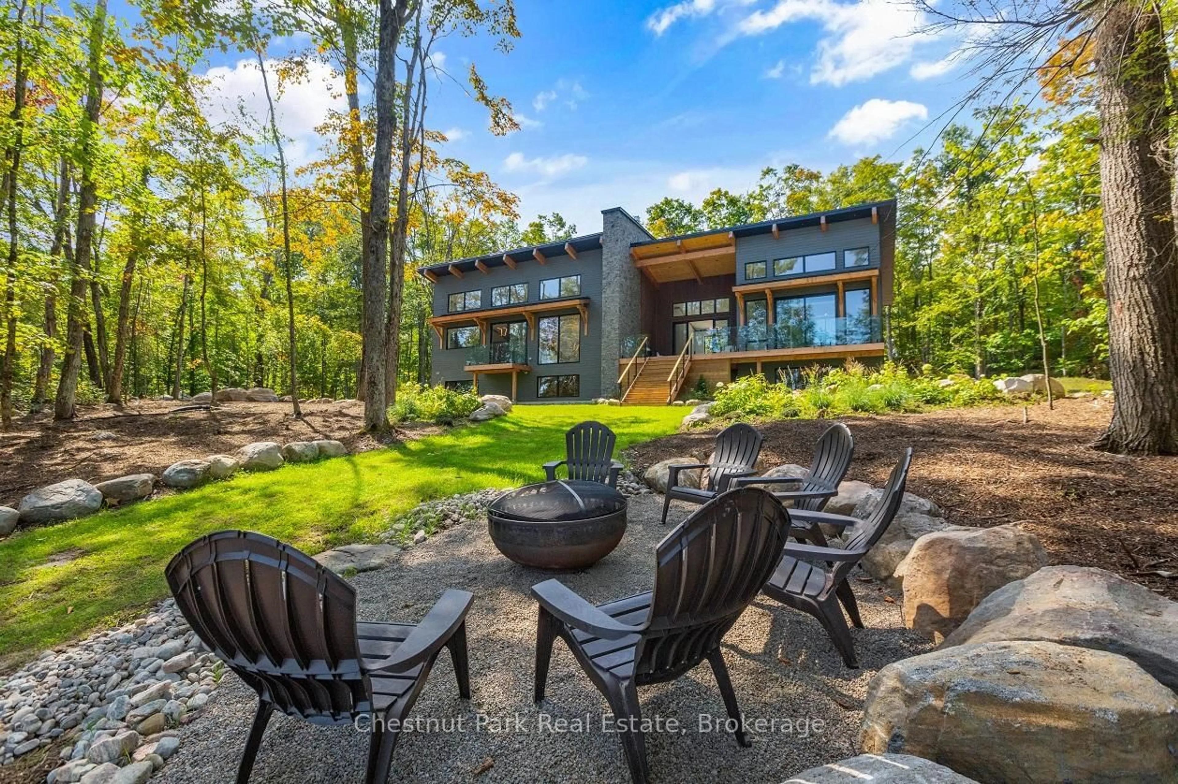 Patio, water/lake/river/ocean view for 60 Hawkins Point Rd, Georgian Bay Ontario P0C 1H0