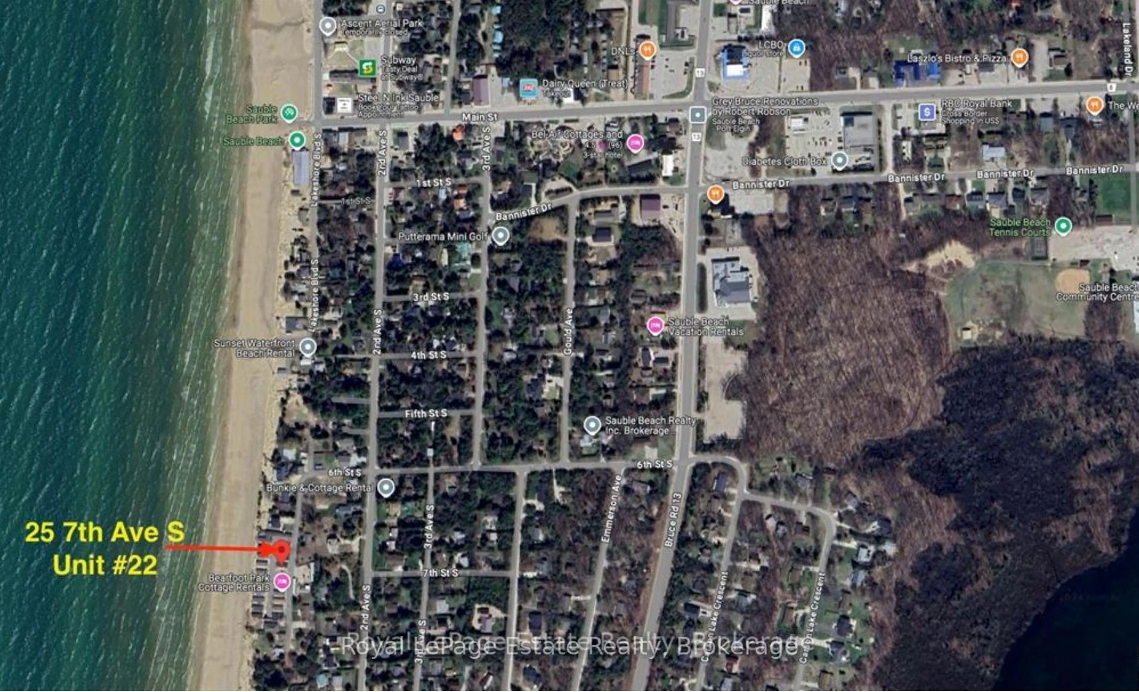 Picture of a map for 25 7th Ave #22, Native Leased Lands Ontario N0H 2G0