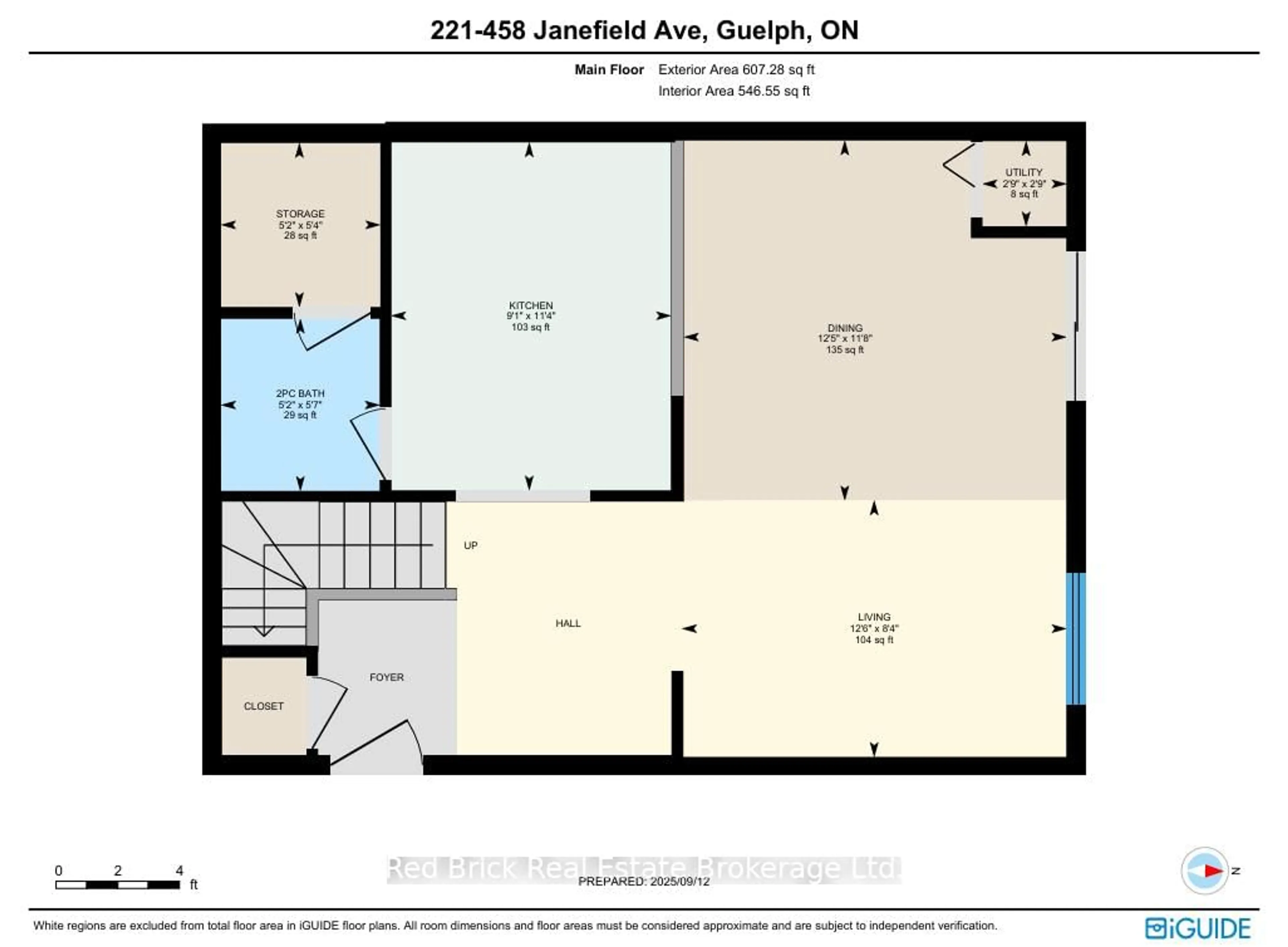 Floor plan for 458 Janefield Ave #221, Guelph Ontario N1G 4R8