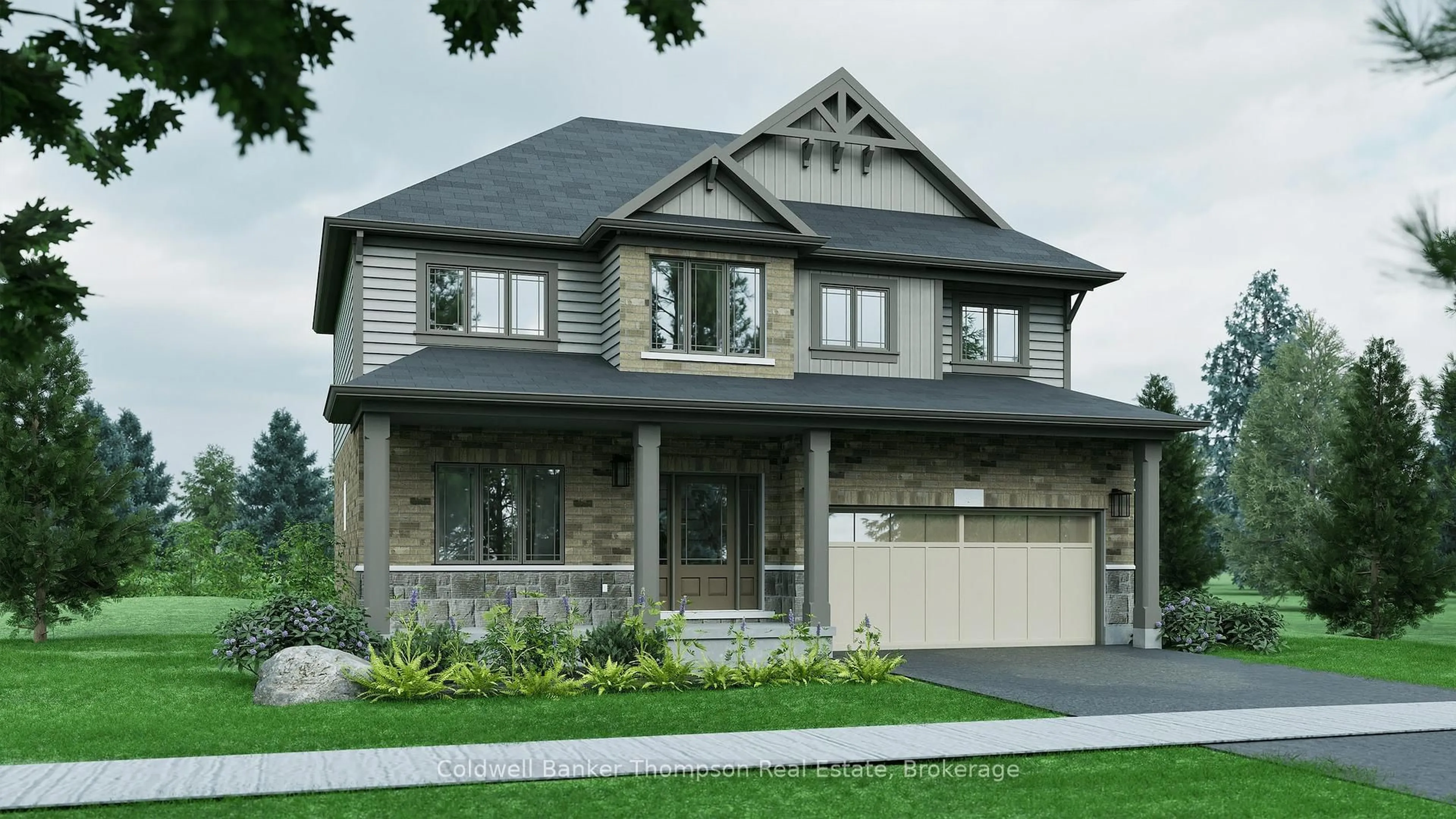 Home with brick exterior material, street for 7 Green Dr, Huntsville Ontario P1H 0K7