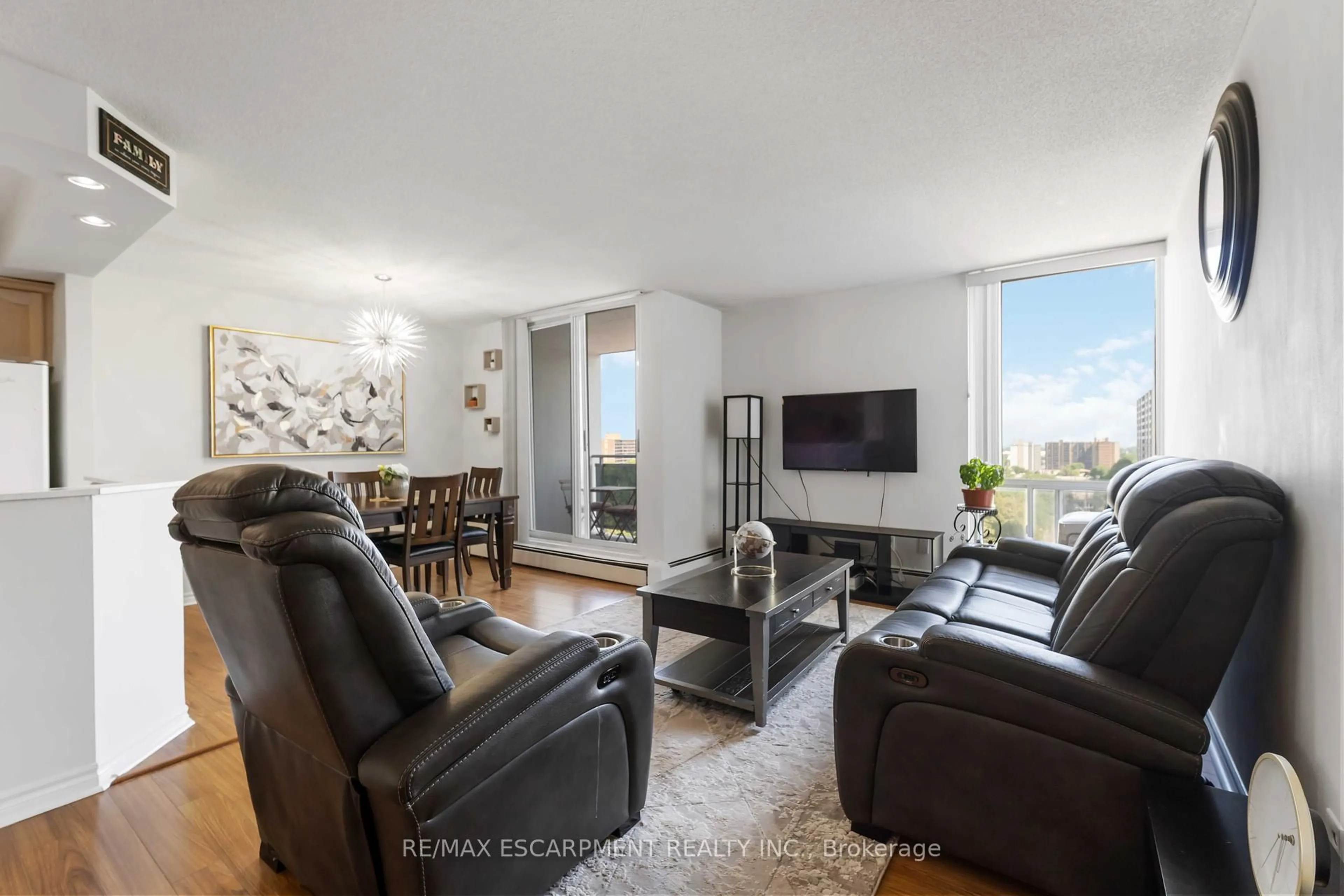 Living room with furniture, unknown for 75 Glenburn Crt #1004, Hamilton Ontario L8E 1C7