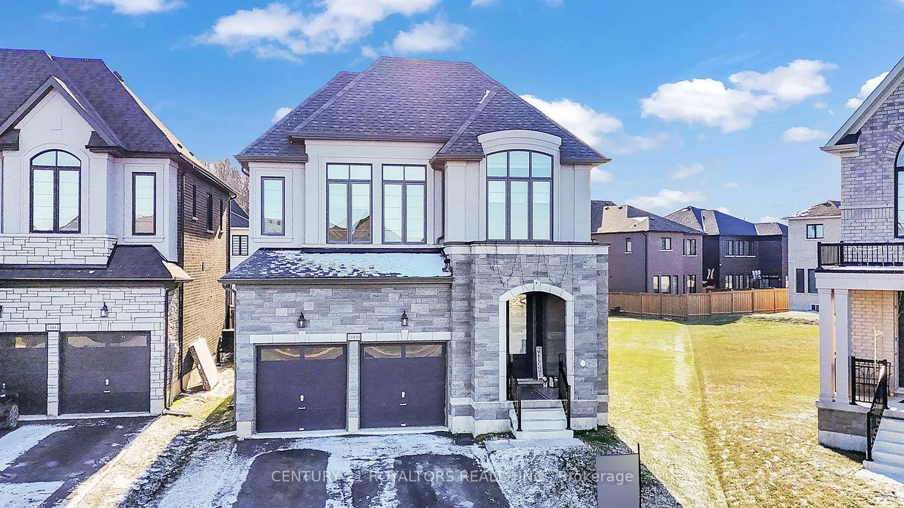 Home with brick exterior material, street for 1000 Centennial Crt, Woodstock Ontario N4T 0N8