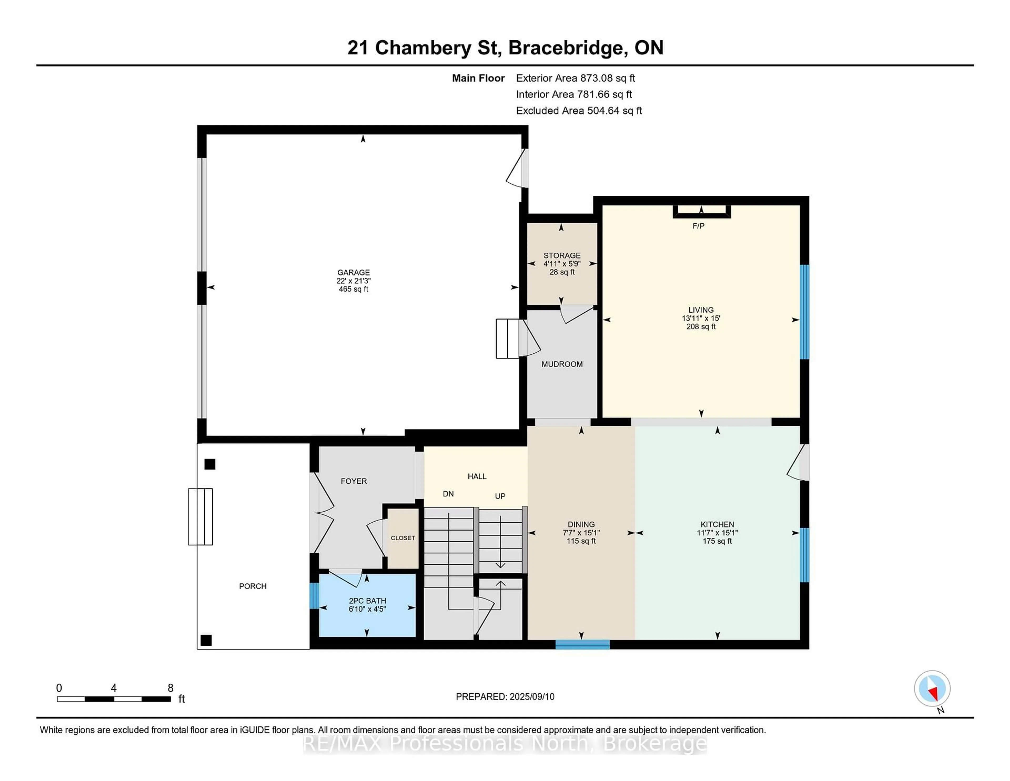 Floor plan for 21 Chambery St, Bracebridge Ontario P1L 0N4