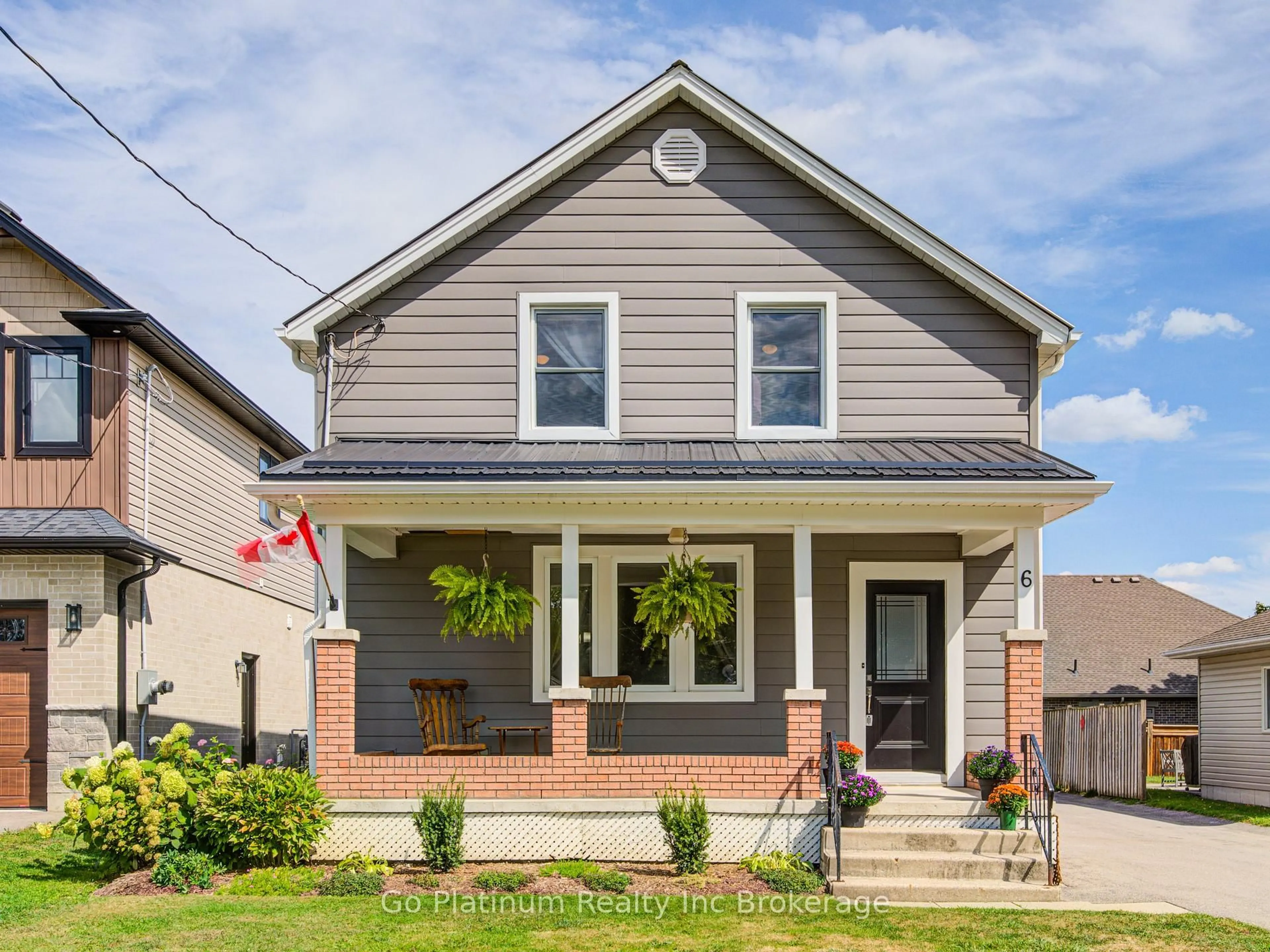 Home with brick exterior material, street for 6 George St, Norwich Ontario N0J 1P0