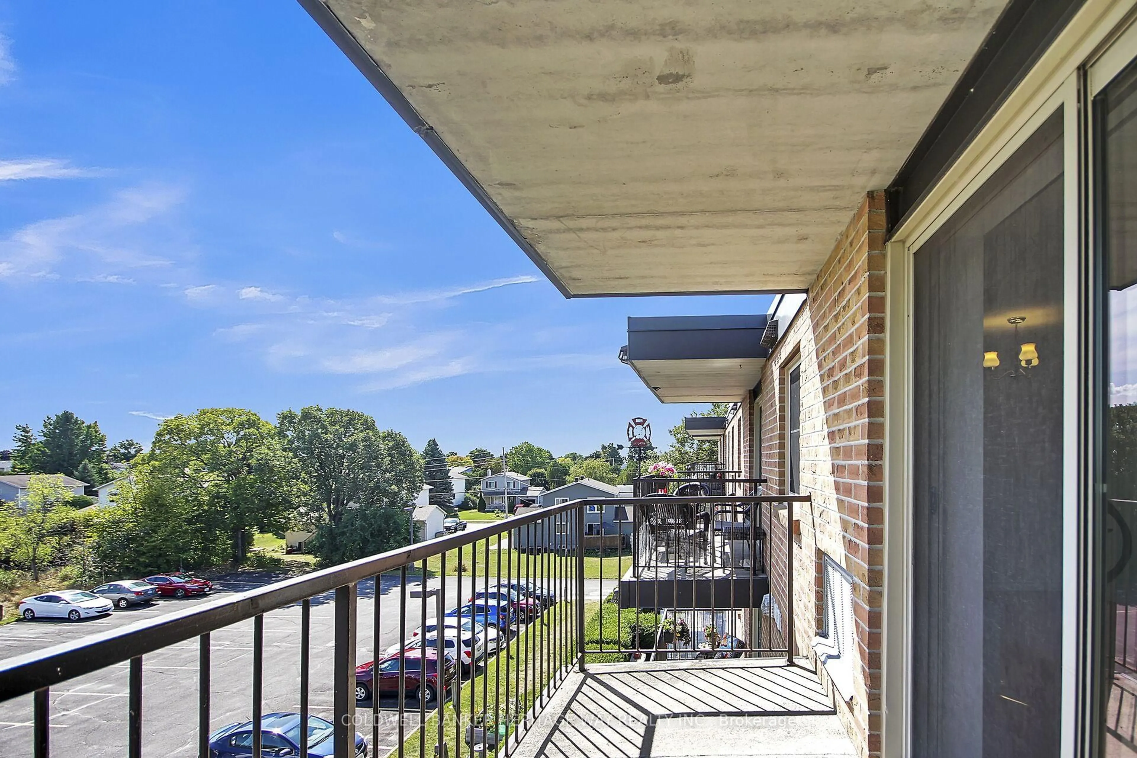 Balcony in the apartment, water/lake/river/ocean view for 206 Woodward St #405, Carleton Place Ontario K7C 4E9