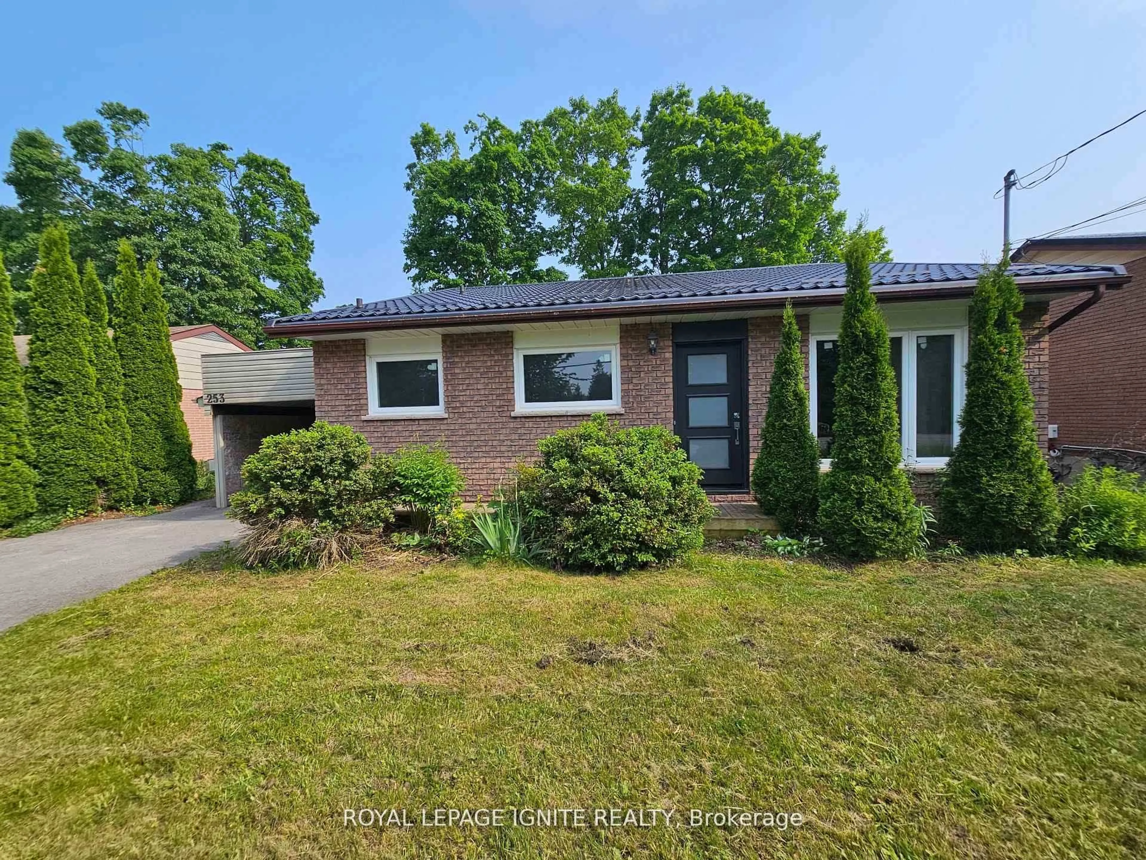 A pic from outside/outdoor area/front of a property/back of a property/a pic from drone, street for 253 WOODLAND Dr, Selwyn Ontario K9L 1P2