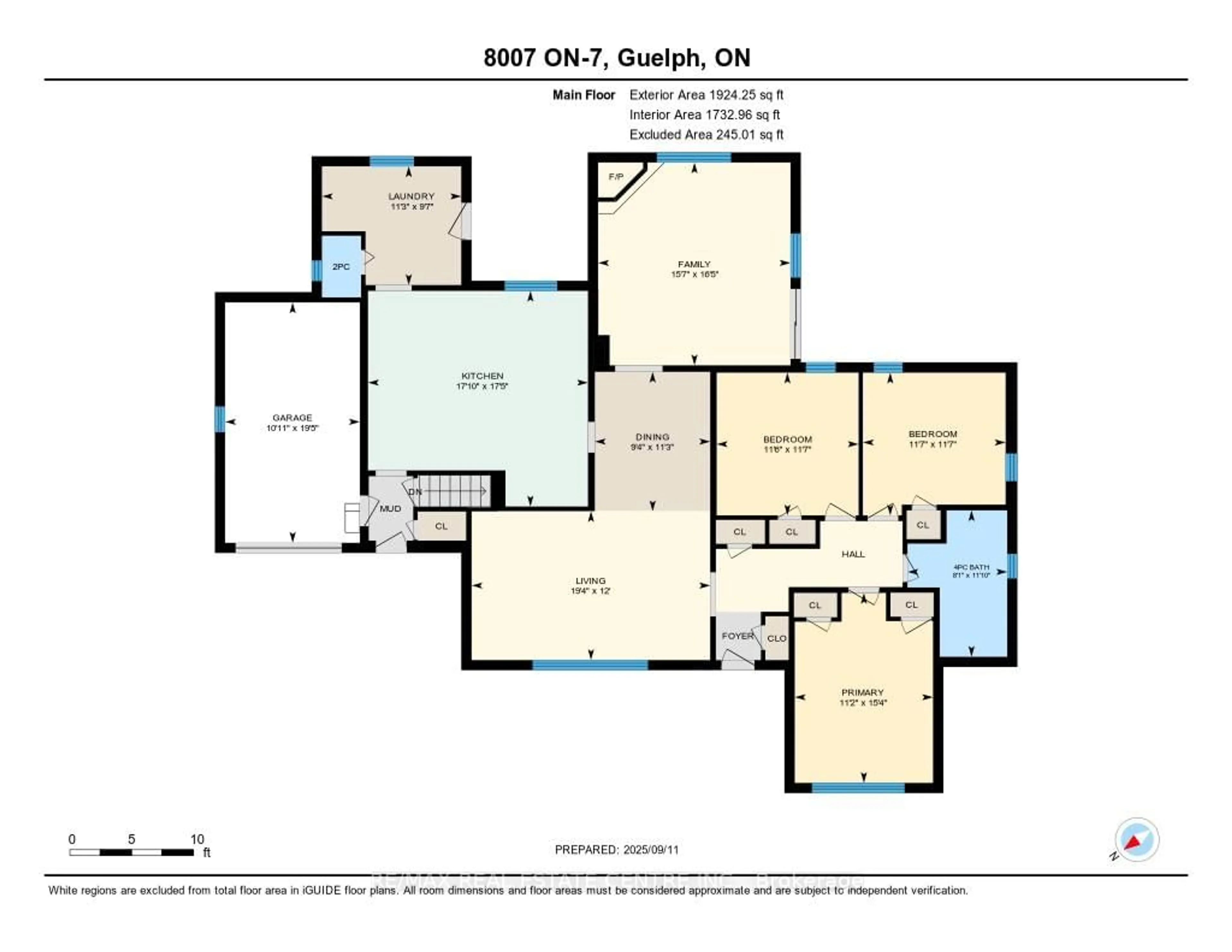 Floor plan for 8007 7 Highway, Guelph/Eramosa Ontario N1H 6H8