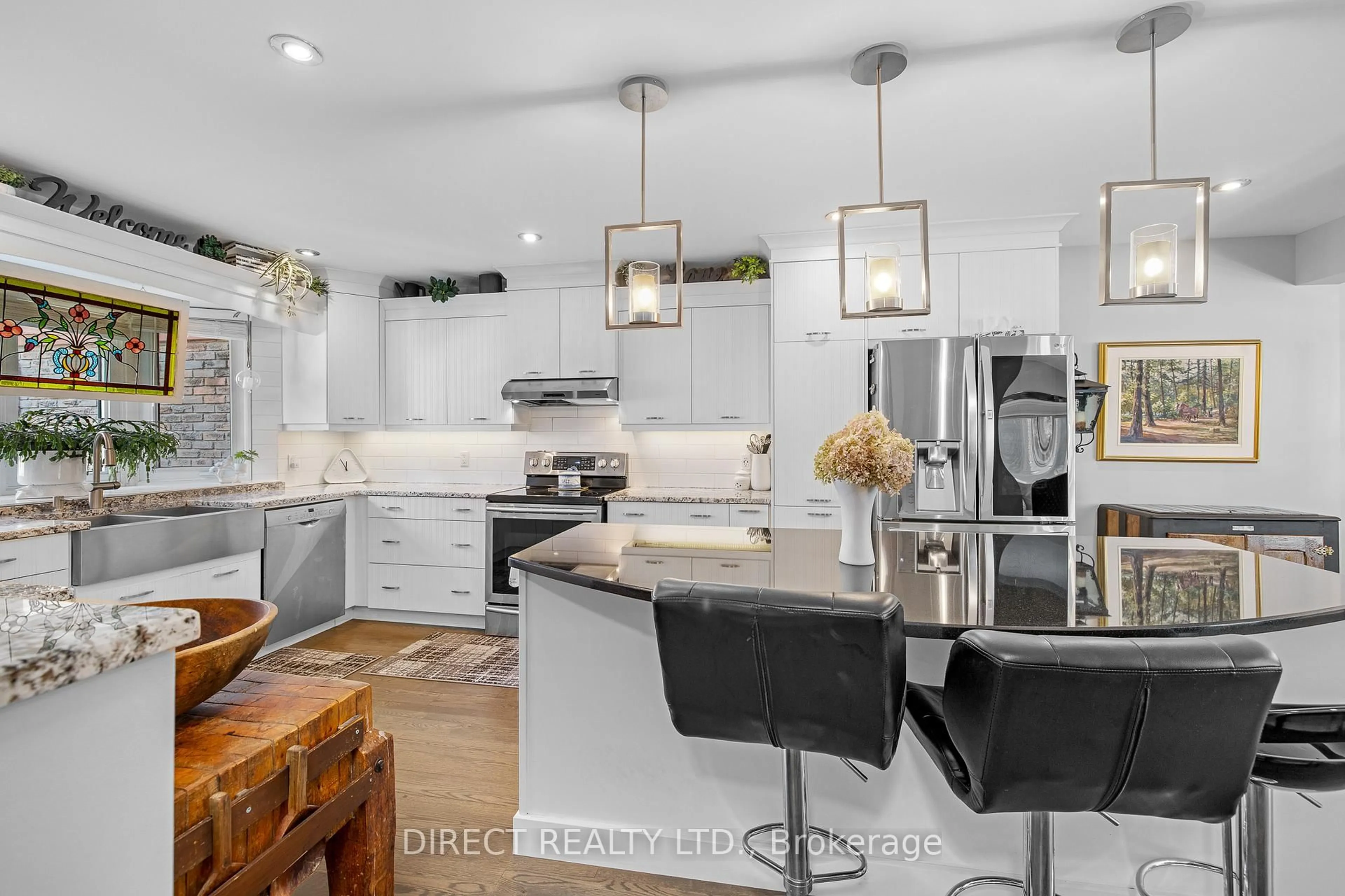 Open concept kitchen, ceramic/tile floor for 1798 Old Hwy 2 Highway #15, Quinte West Ontario K8N 4Z2